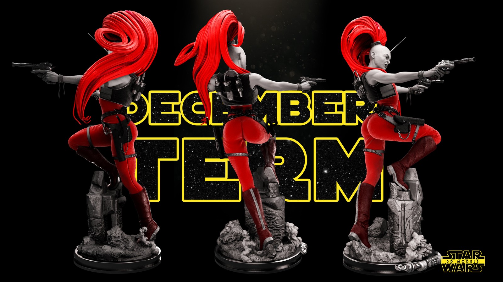 Aurra Sing Sculpture - Image 3