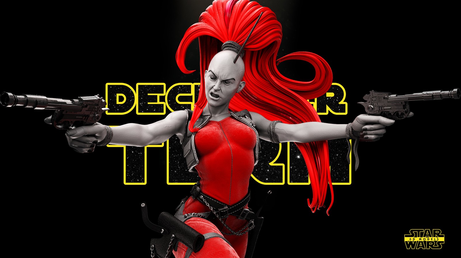 Aurra Sing Sculpture - Image 4