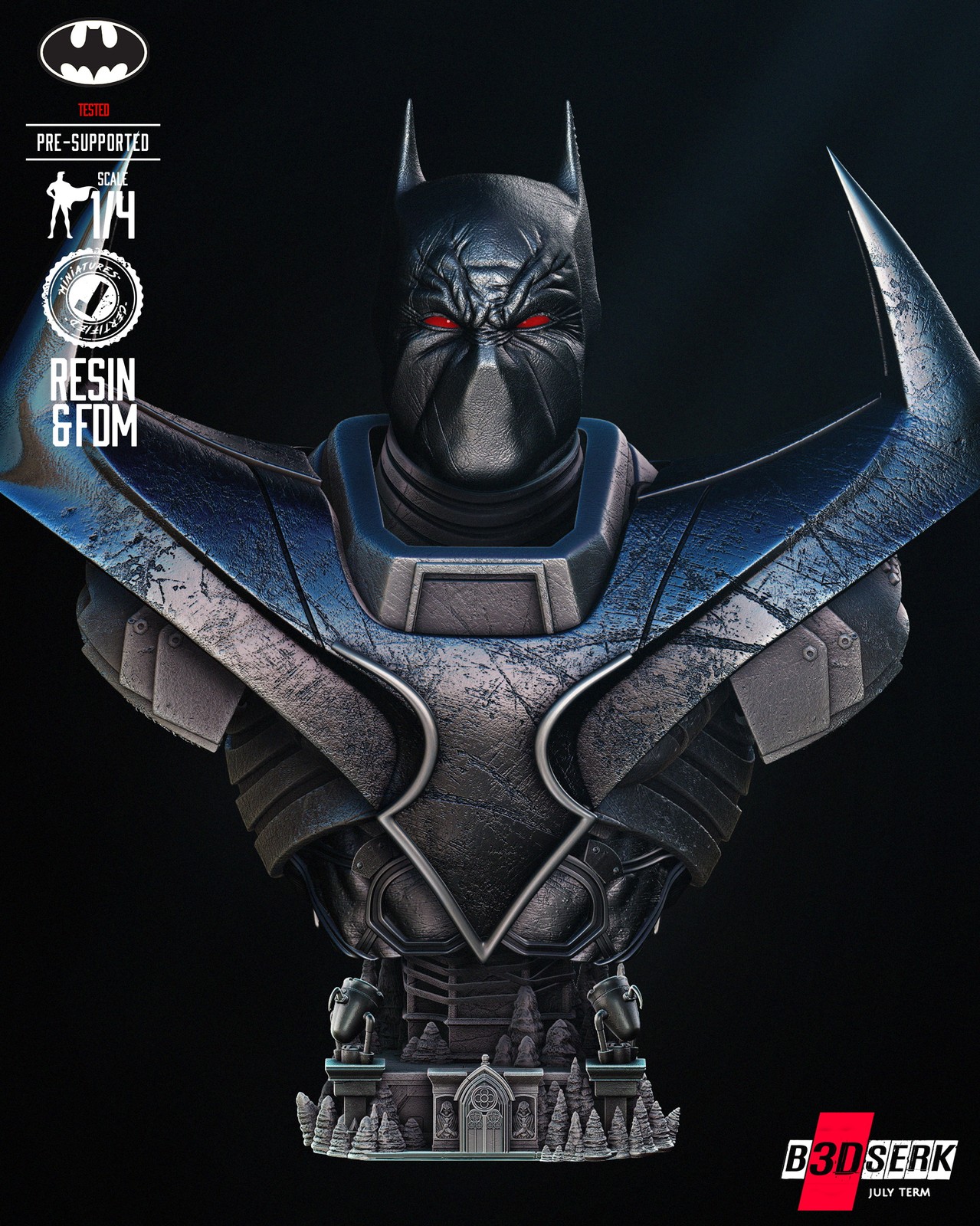 Batman Knight Fall Bust Portrait