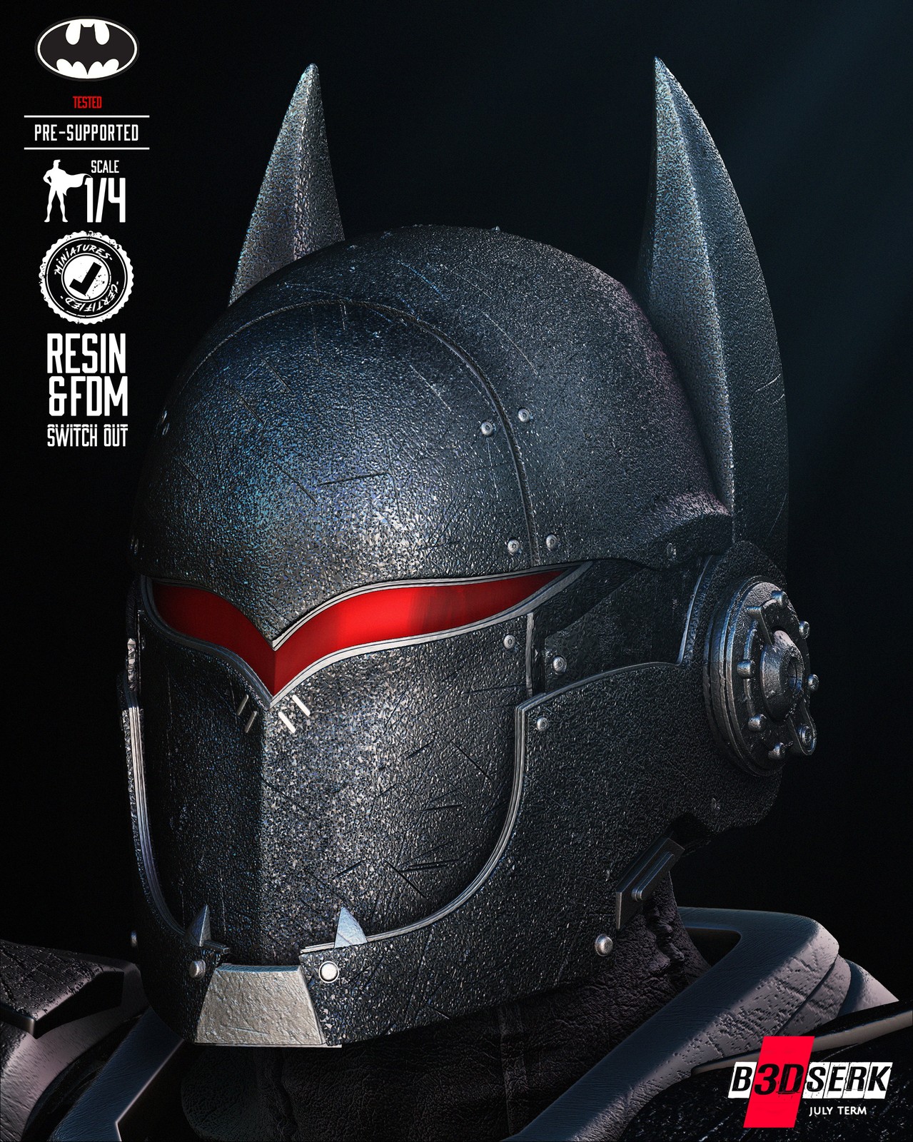 Batman Knight Fall Bust Portrait - Image 5