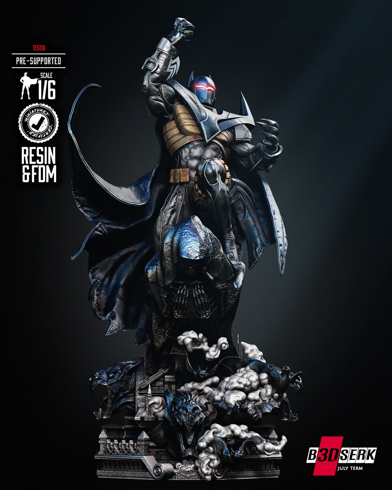 Batman Knight Fall Sculpture