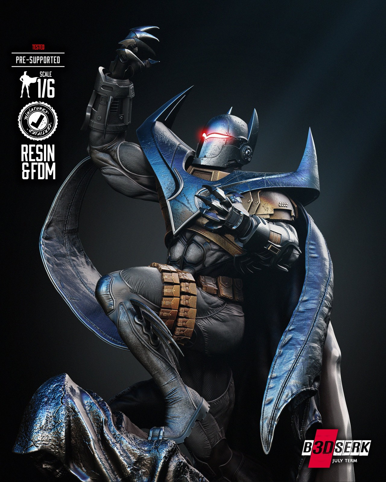 Batman Knight Fall Sculpture - Image 4