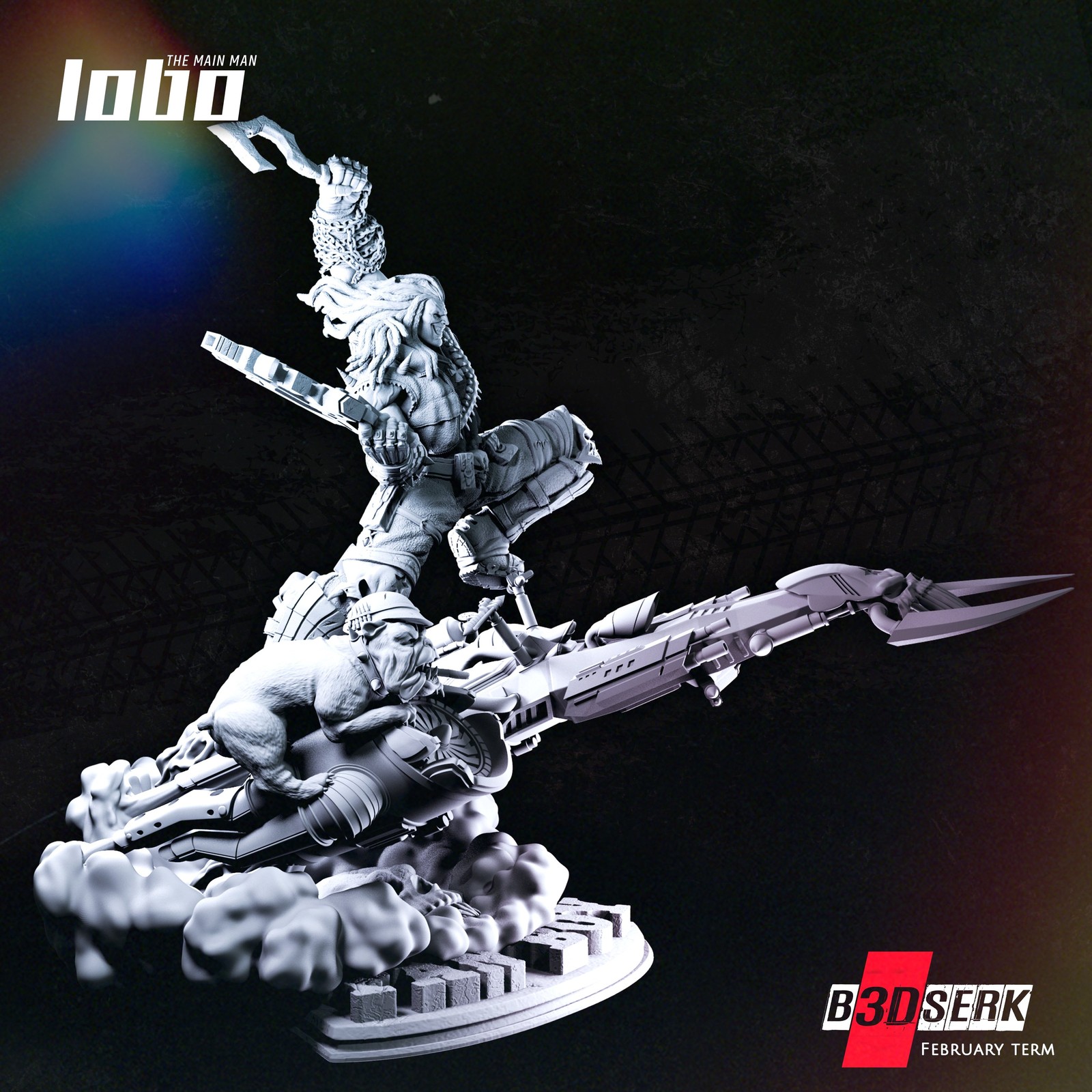 Lobo Sculpture - Image 3