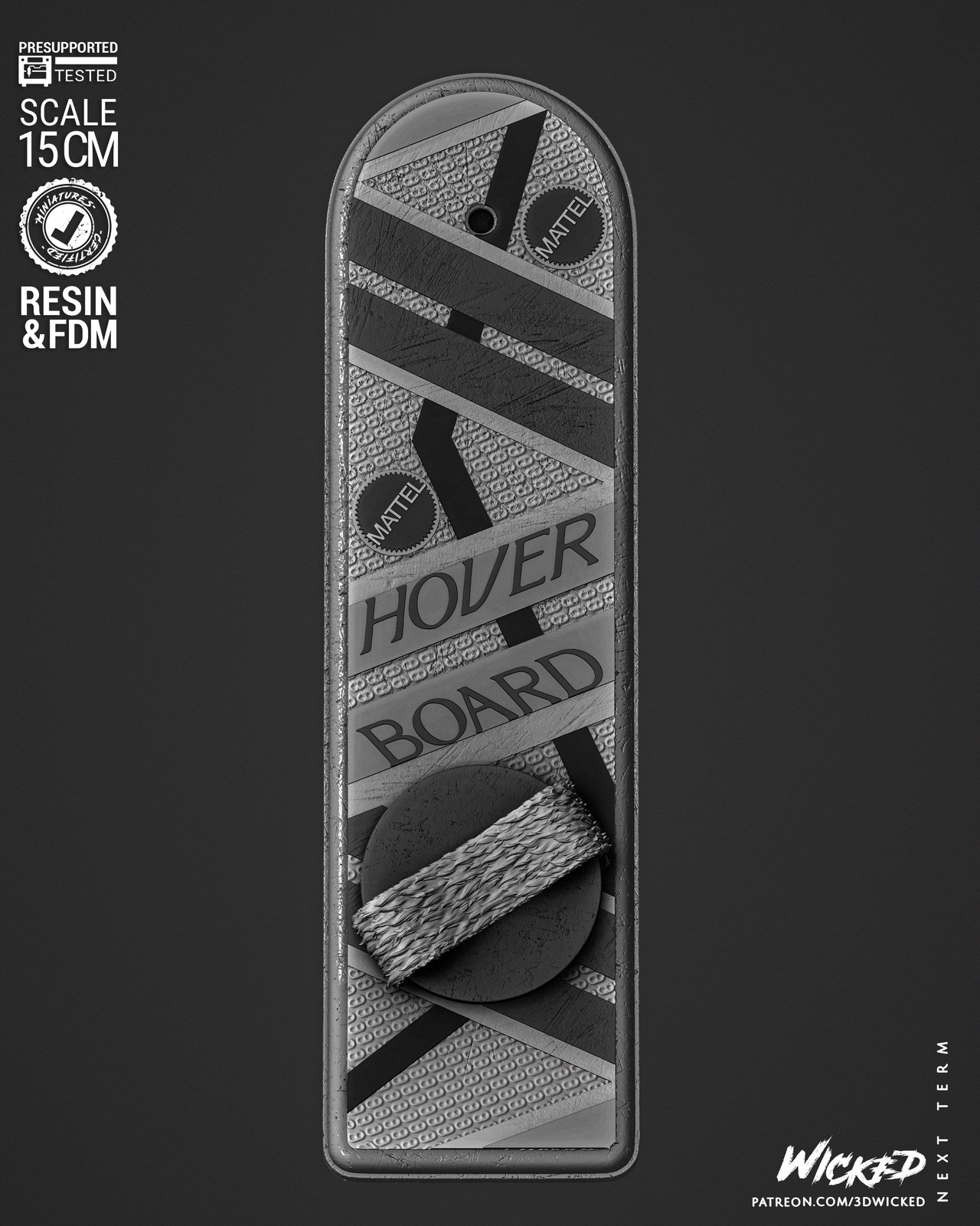 Hoverboard & License Plate - Pack (Back to the Future)