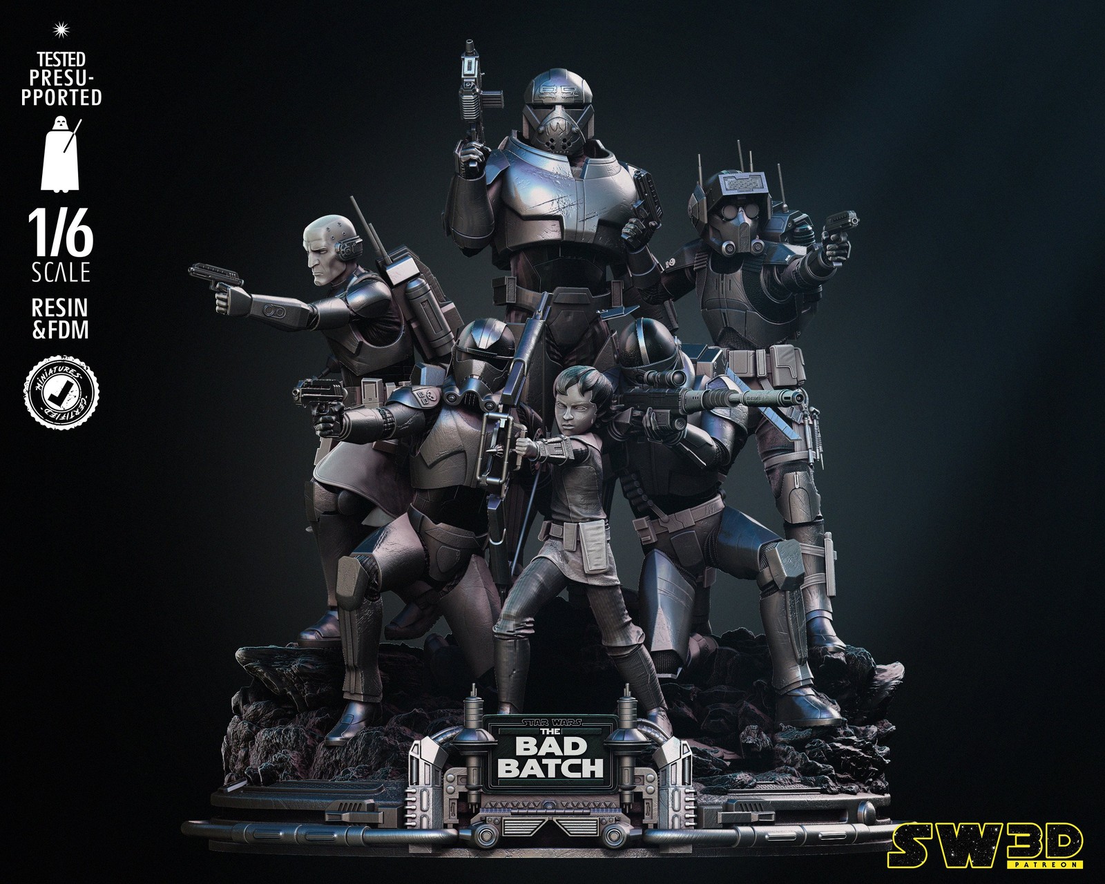 The Bad Batch - Diorama (Star Wars)