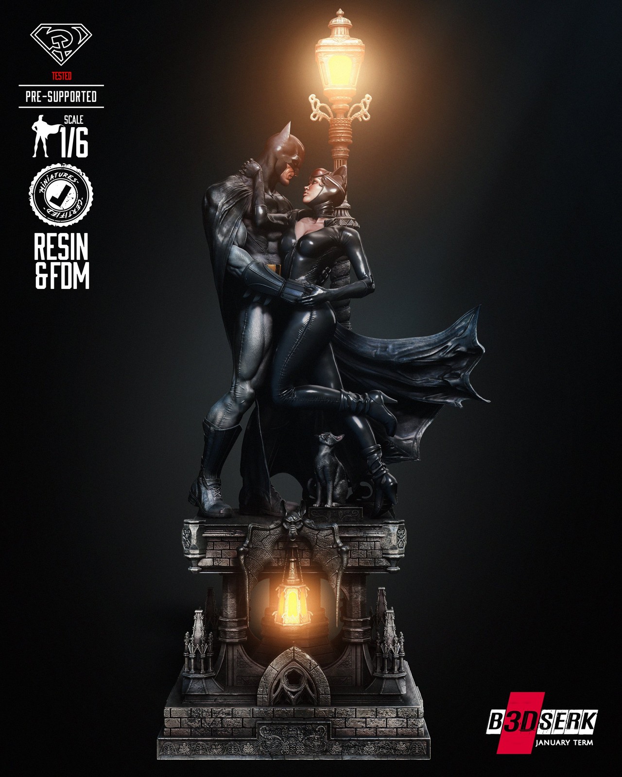 Batman & Catwoman - Diorama (DC)