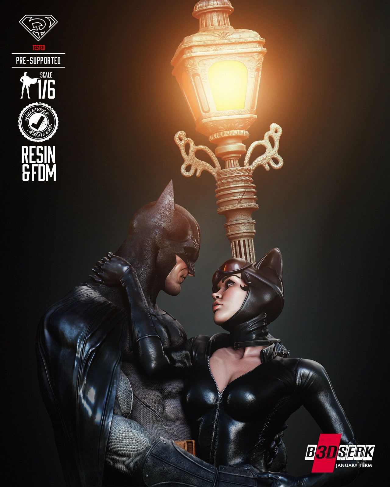 Batman and Catwoman Diorama - Image 2