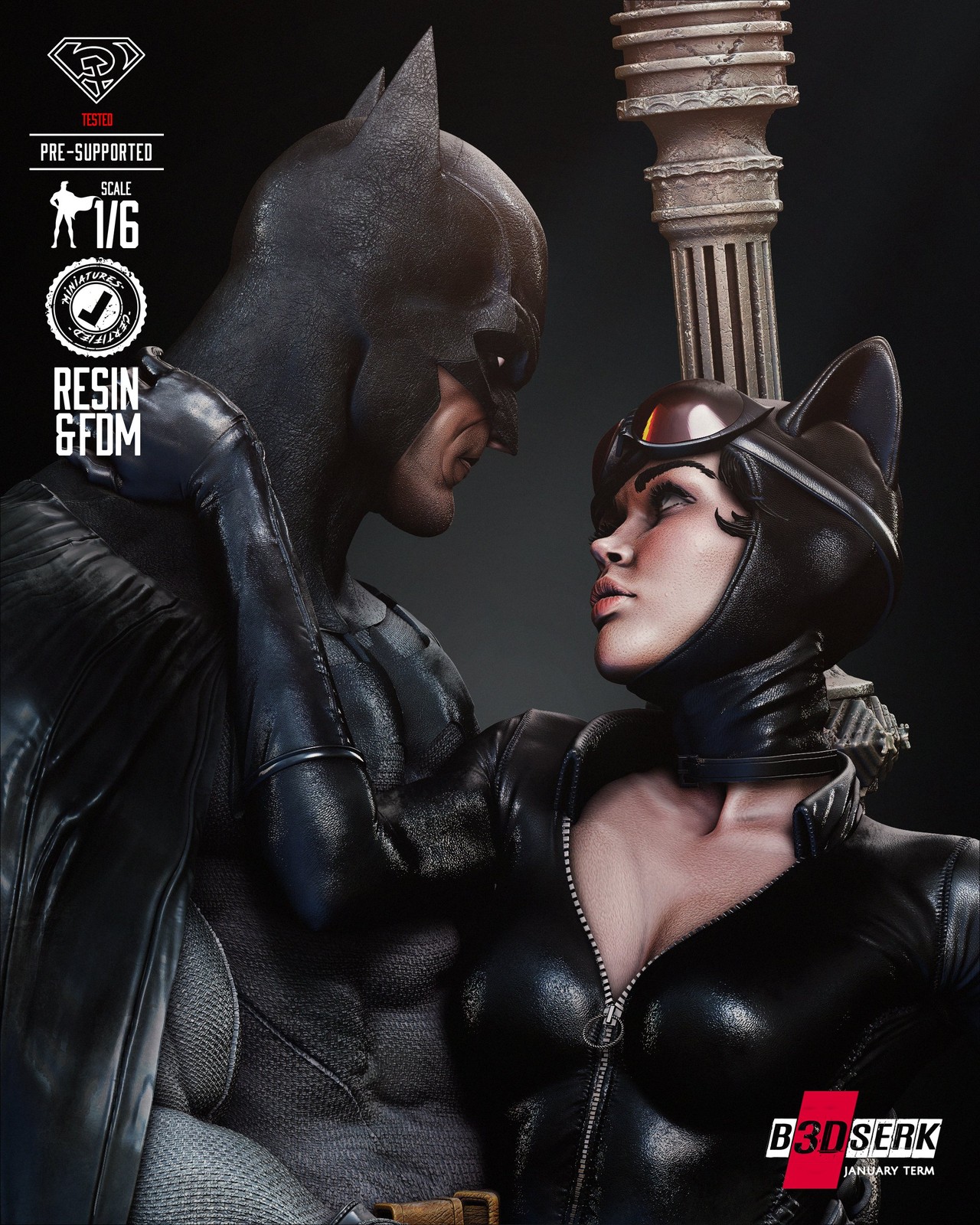 Batman and Catwoman Diorama - Image 3