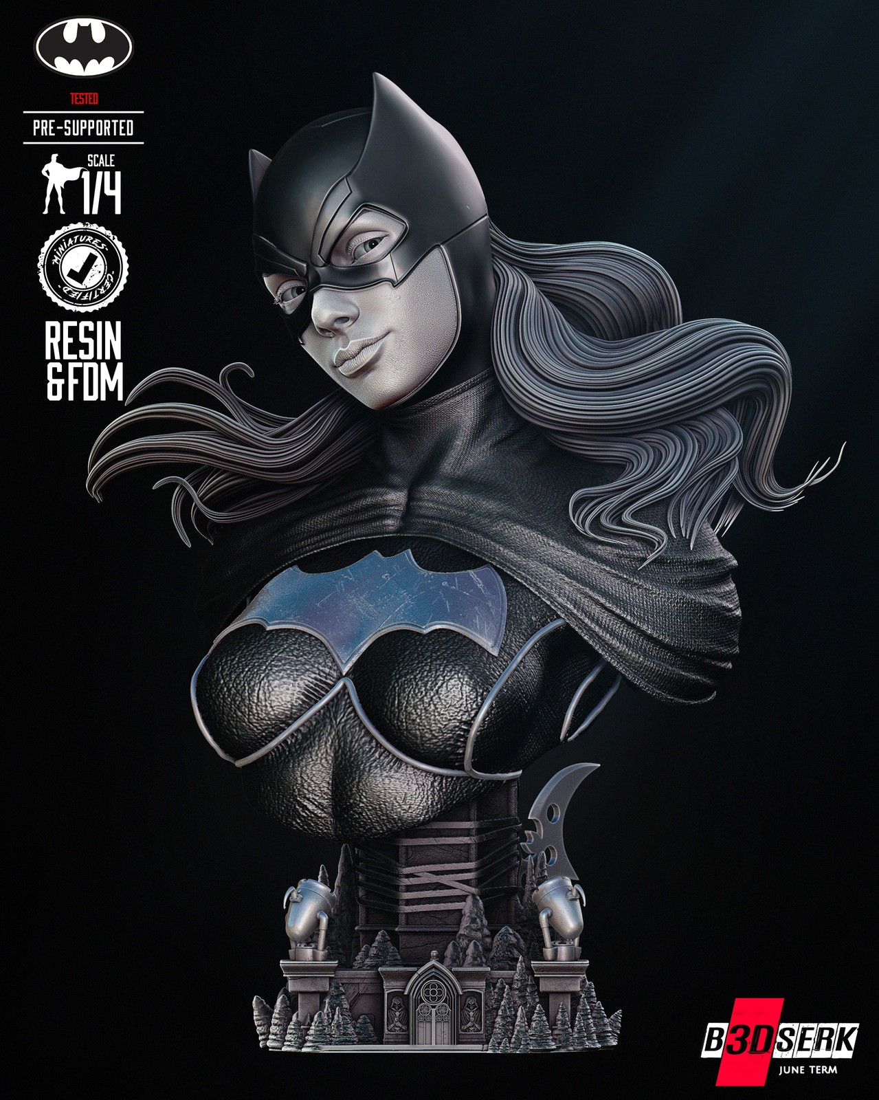 Batgirl Bust Portrait