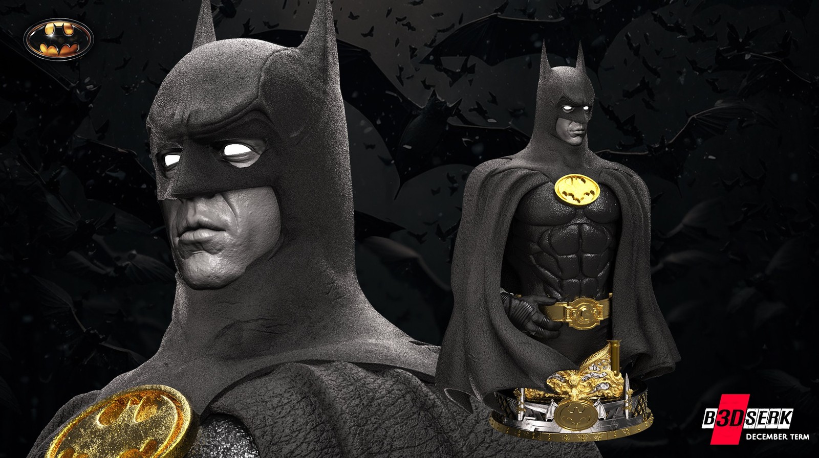 Batman 1989 Bust 1/4 Scale