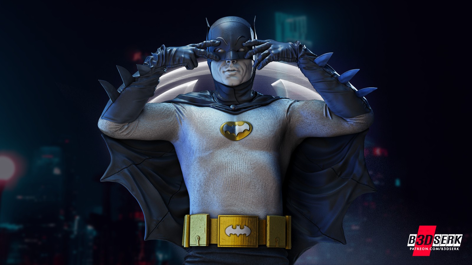 Batman Adam West Bust 1/4 Scale