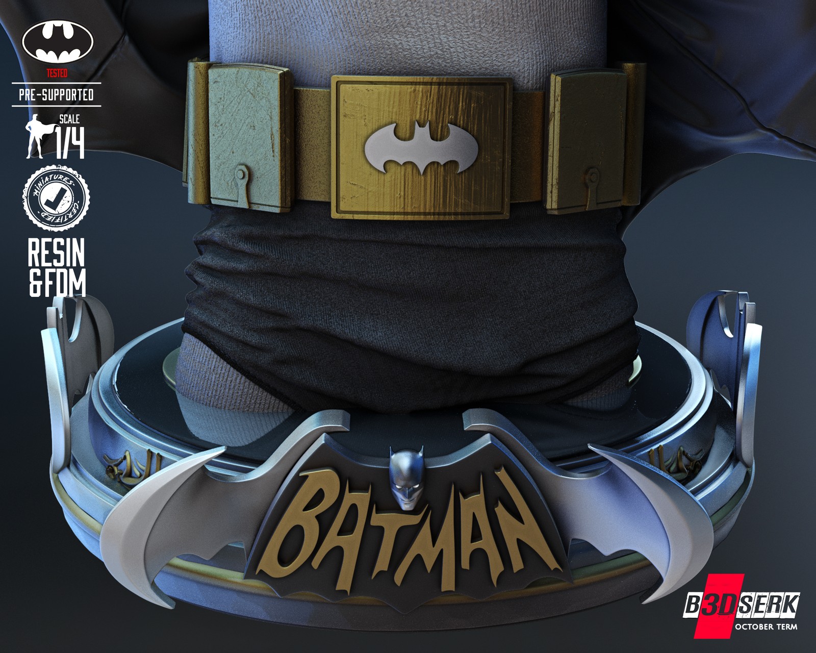 Batman Adam West Bust 1/4 Scale - Image 4