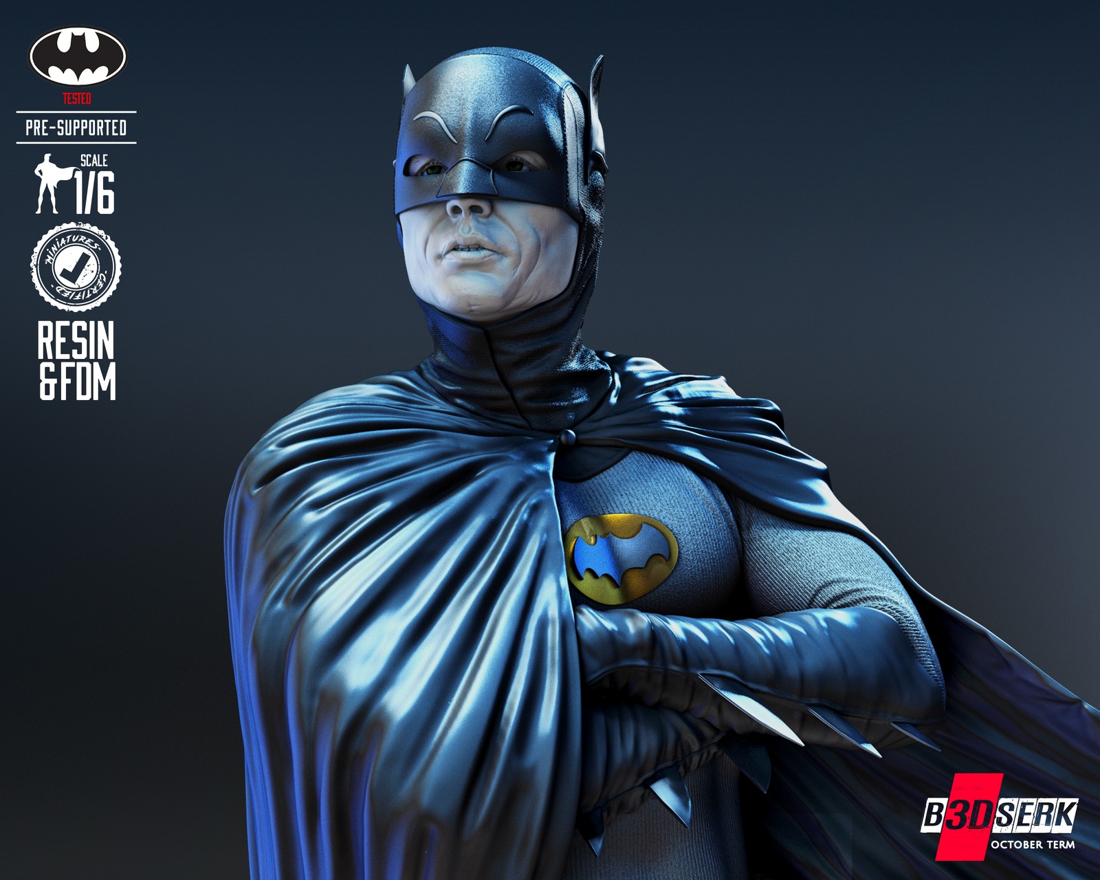 Batman Adam West Sculpture 1/6 - Image 2