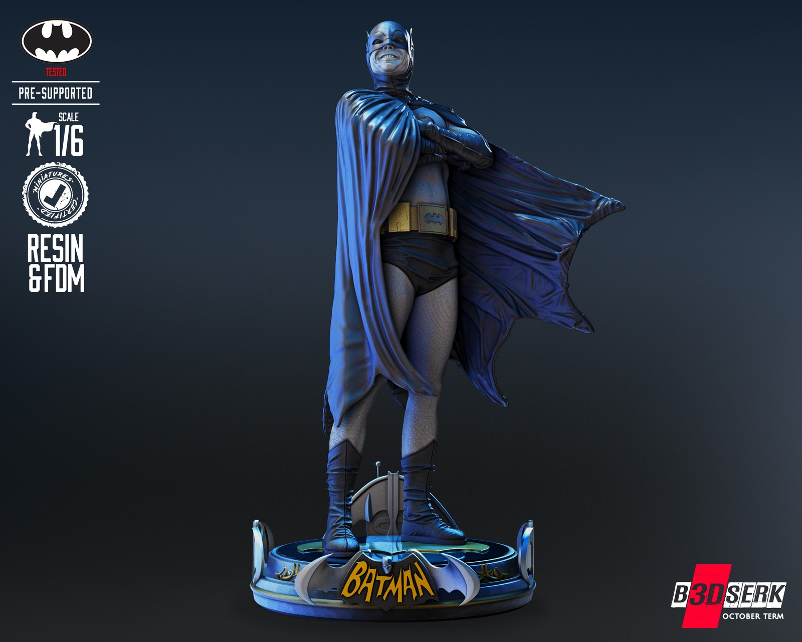 Batman Adam West Sculpture 1/6 - Image 3