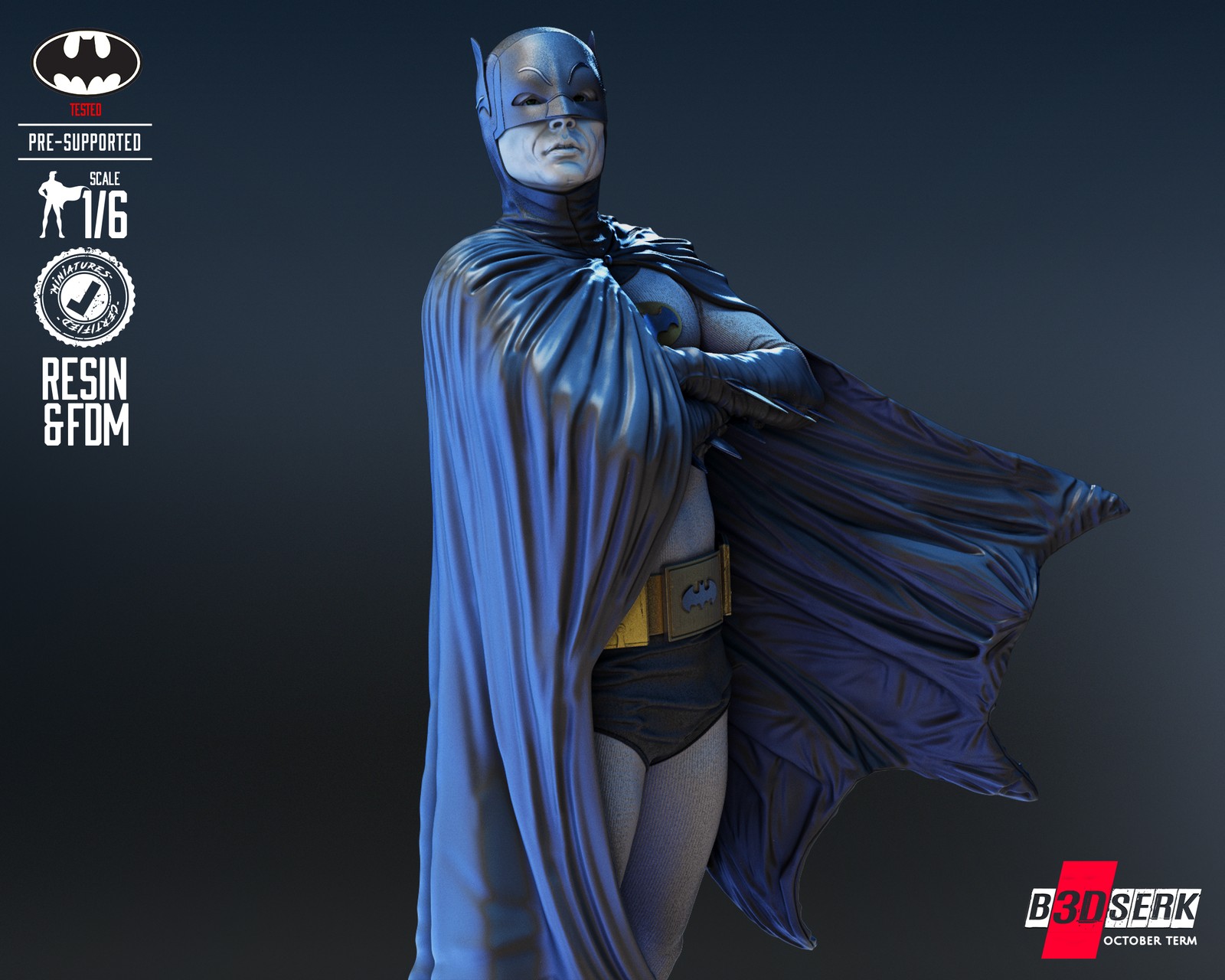Batman Adam West Sculpture 1/6 - Image 4