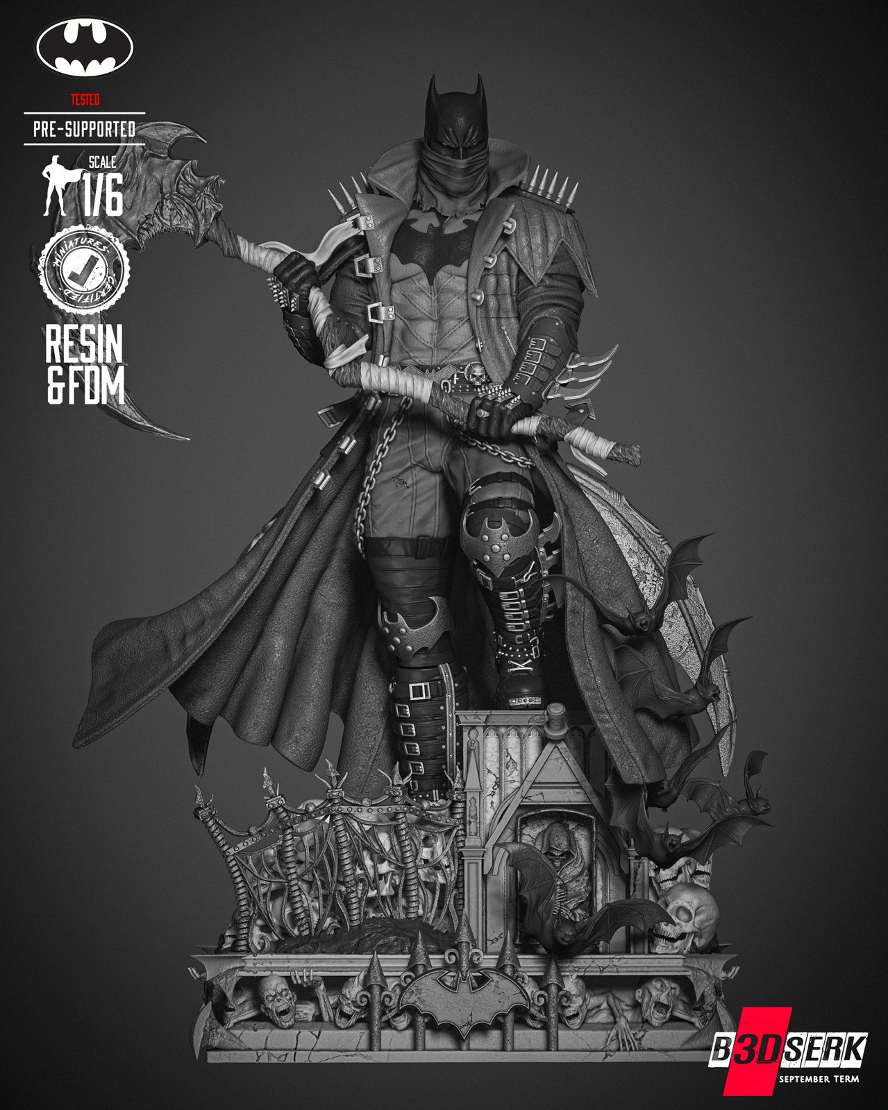 Batman Dark Nights Metal Sculpture