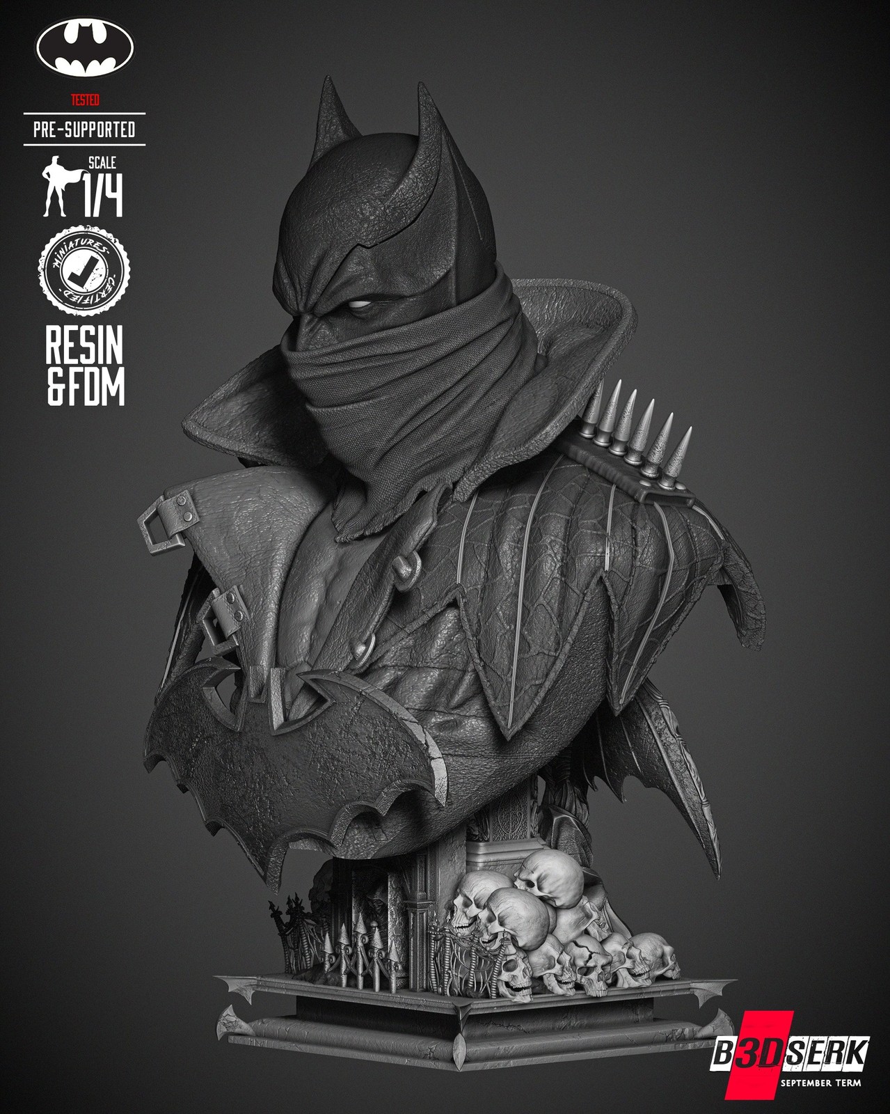 Batman Dark Nights Metal Portrait Bust - Image 2