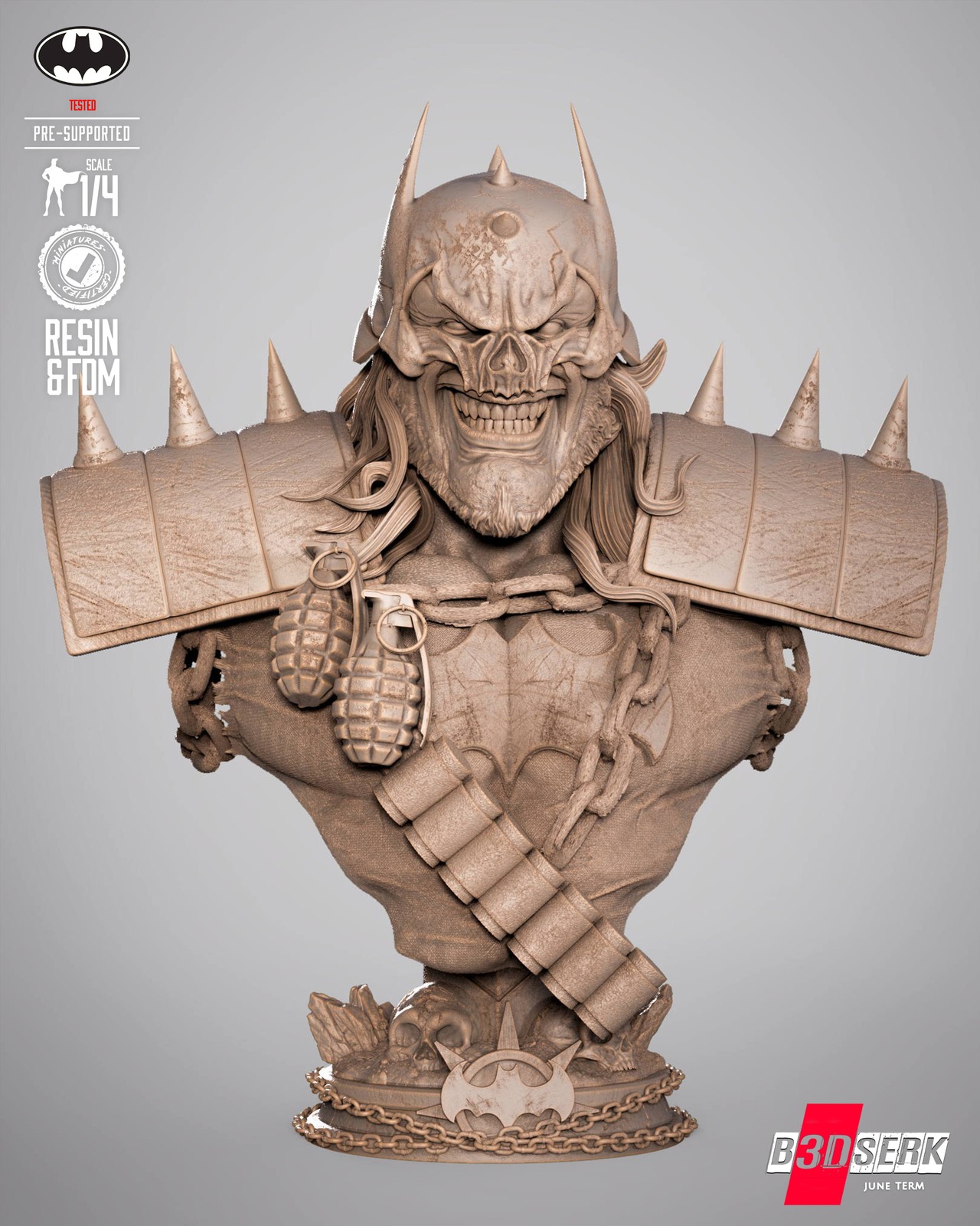 Batman Who Frags Portrait Bust