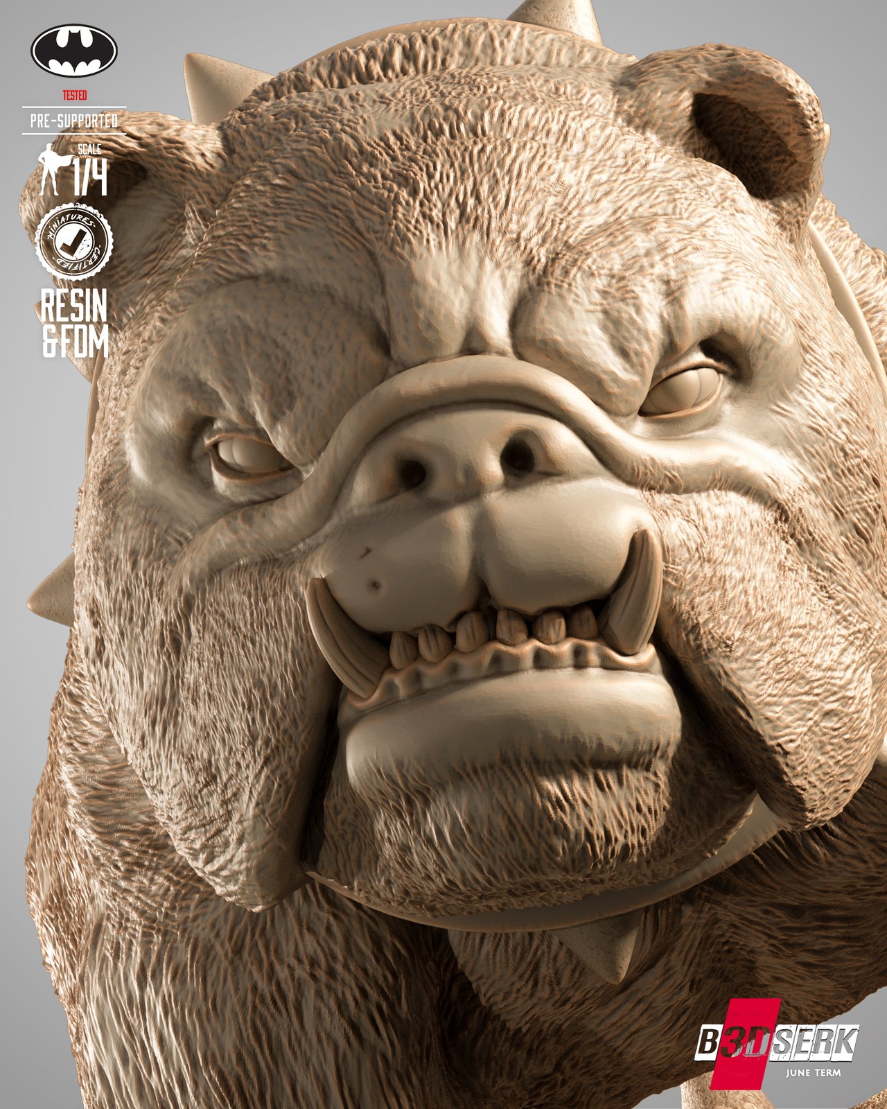 Batman Who Frags Dog Sculpture - Image 4