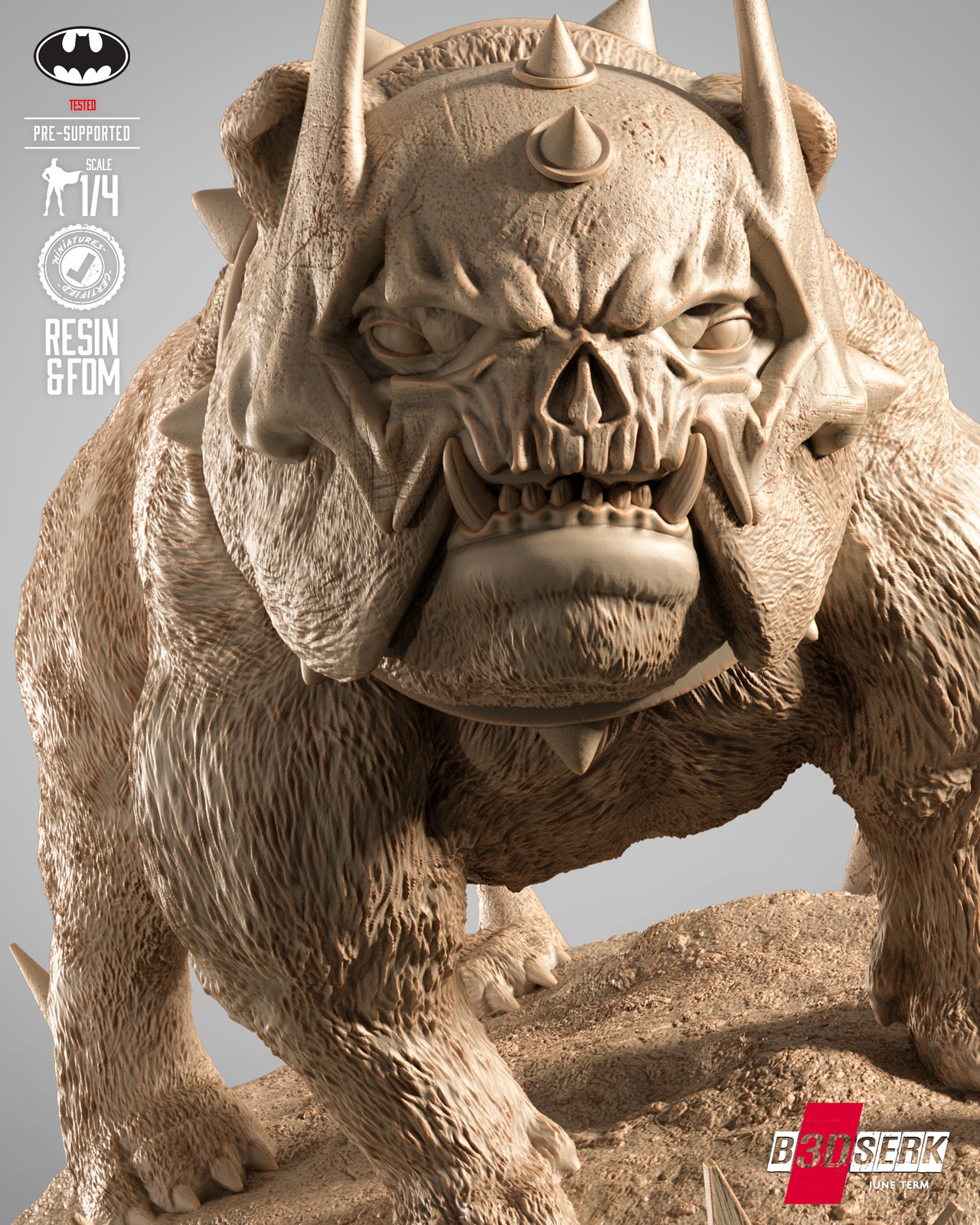 Batman Who Frags Dog Sculpture - Image 5