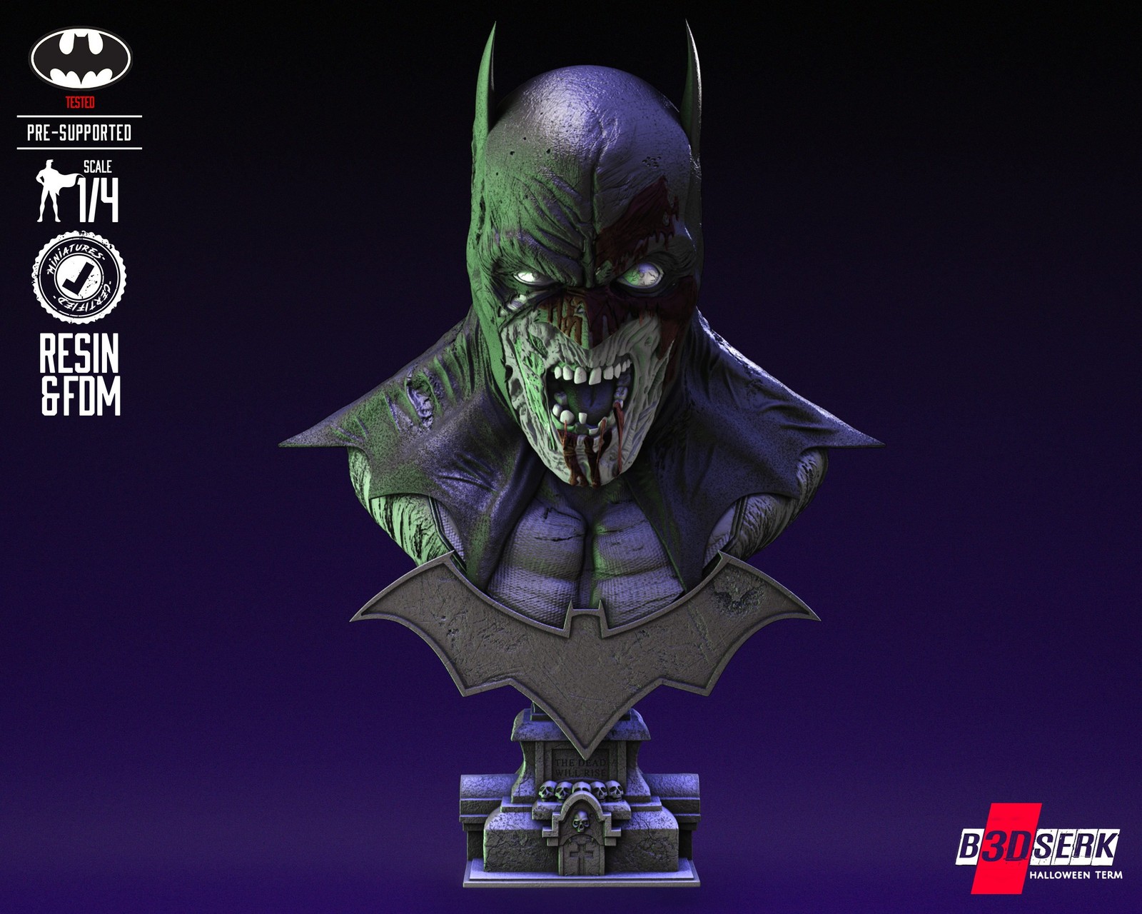 Batman Zombie Bust - Image 2