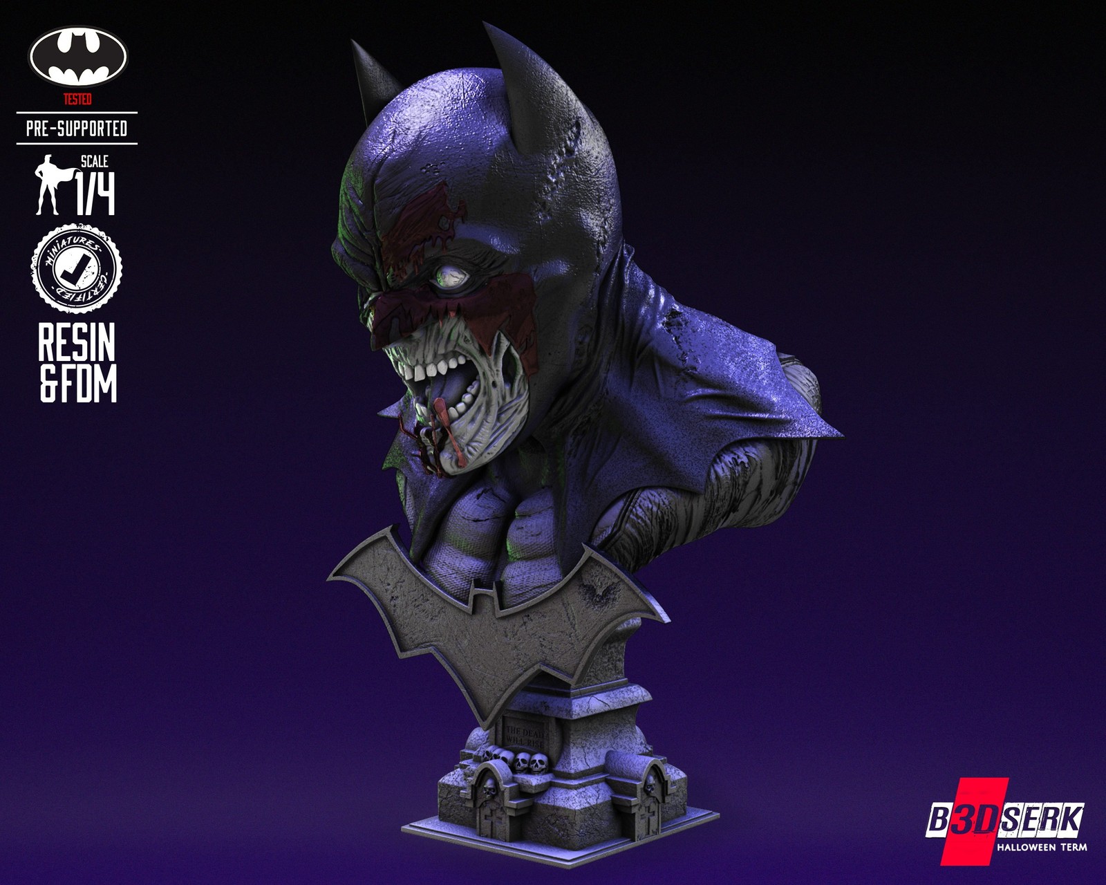 Batman Zombie Bust - Image 5