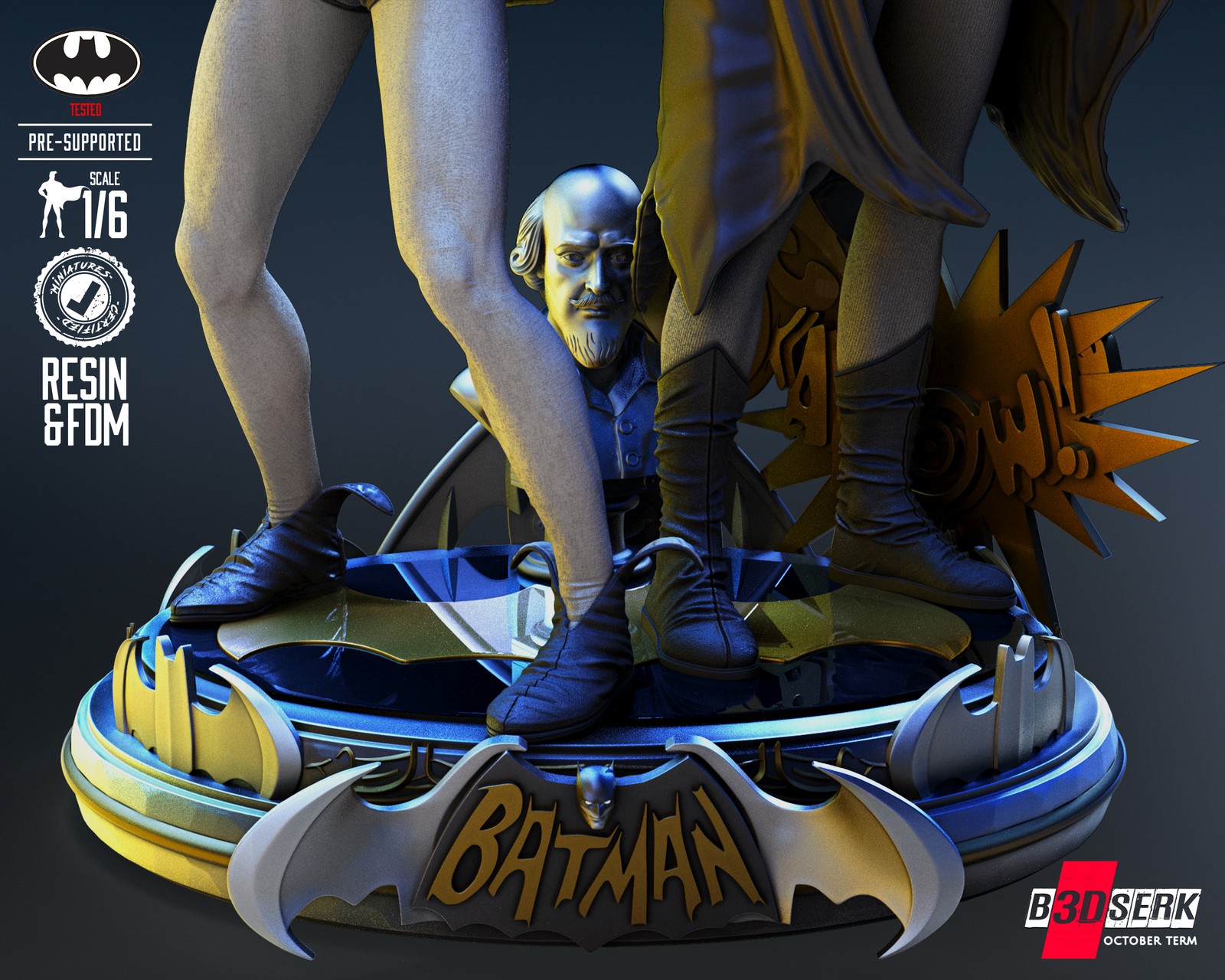 Batman and Robin Diorama Sculpture 1/6 Scale - Image 5