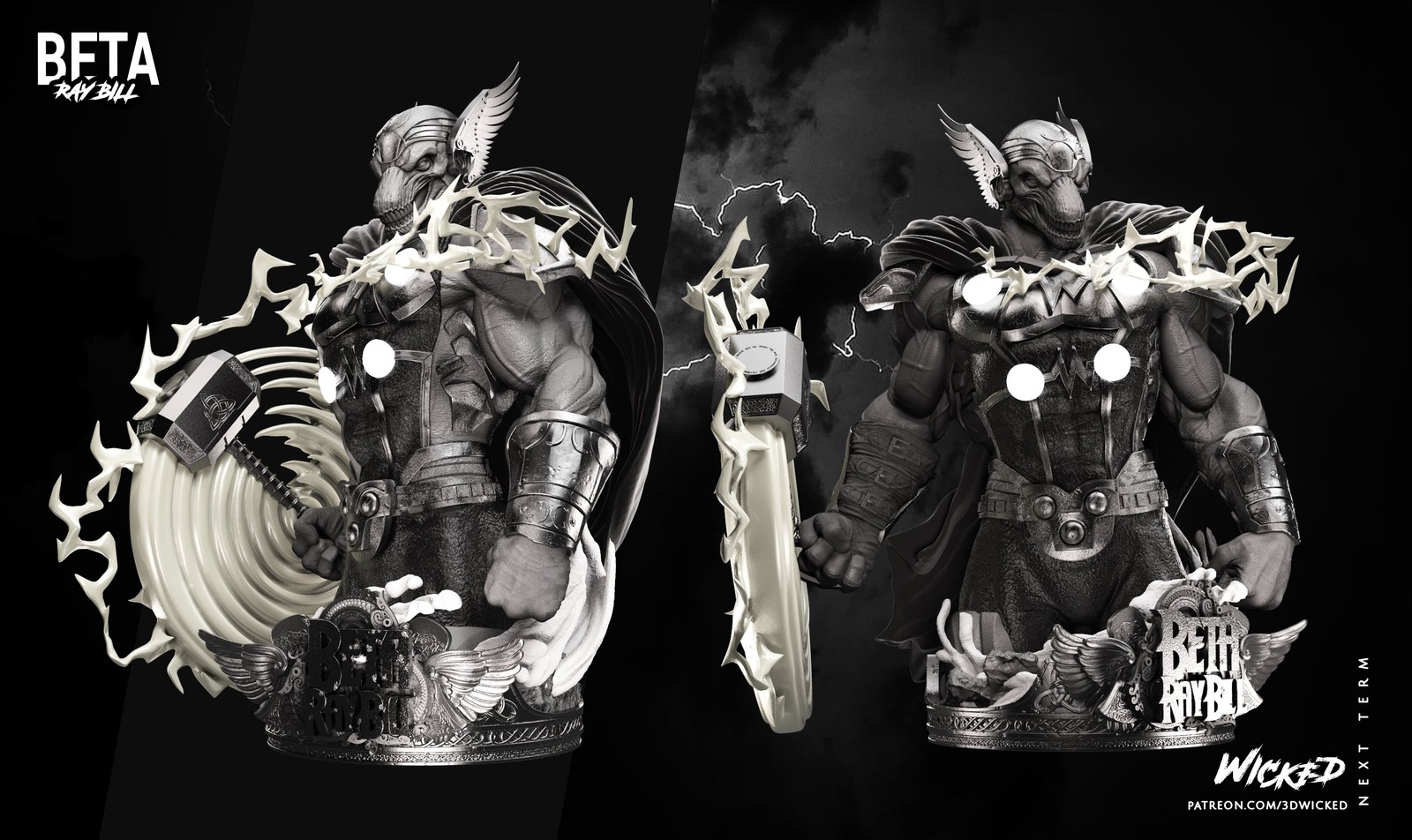 Marvel Beta Ray Bill Bust - Image 3