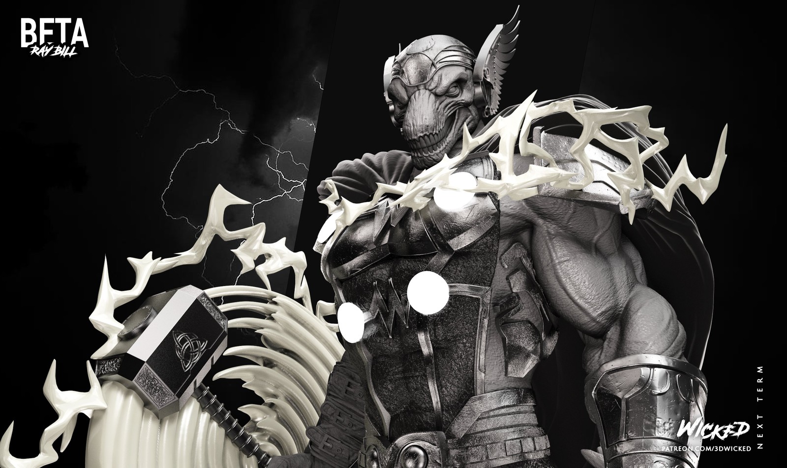 Marvel Beta Ray Bill Bust - Image 4