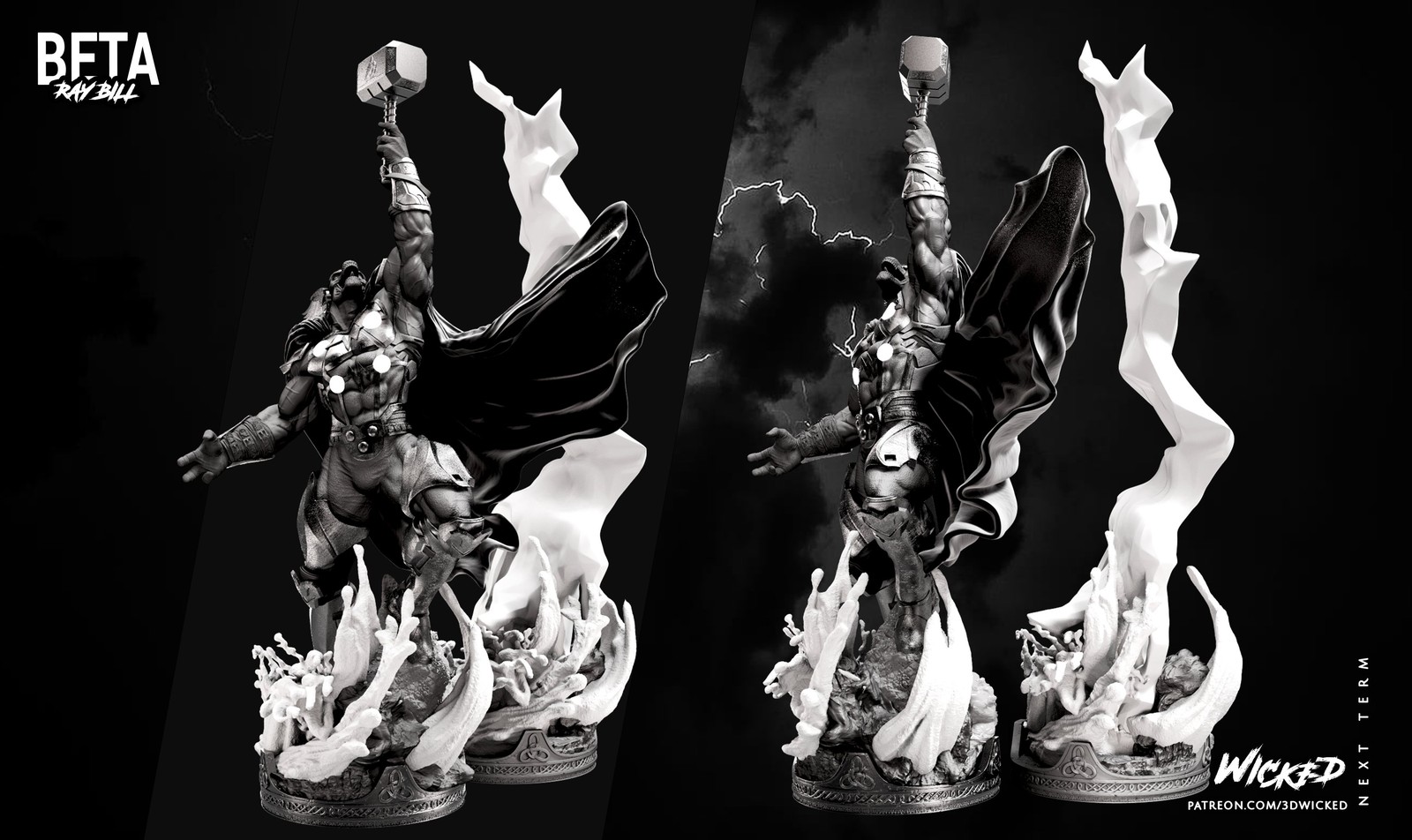 Marvel Beta Ray Bill Sculpture - Image 4