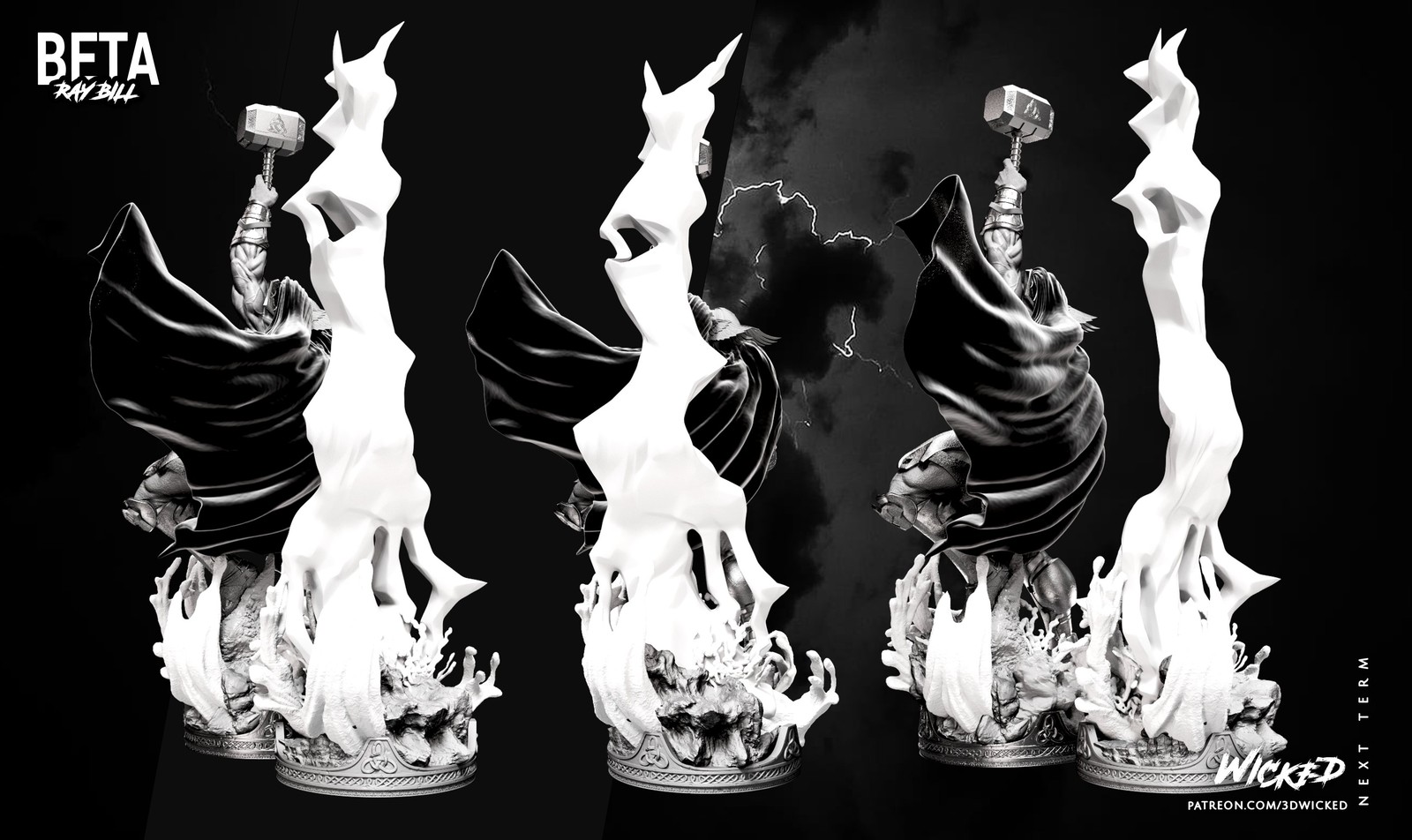 Marvel Beta Ray Bill Sculpture - Image 5