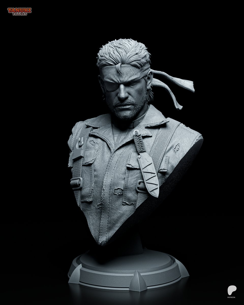 Big Boss - Bust (Metal Gear Solid)