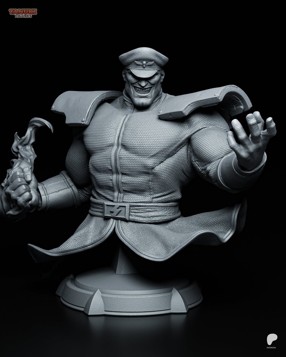 M. Bison - Street Fighter - Bust