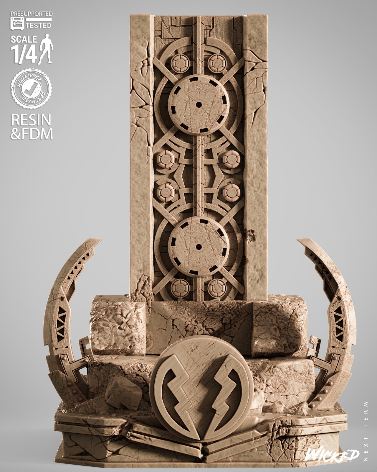 Marvel Black Bolt Portrait Bust - Image 4