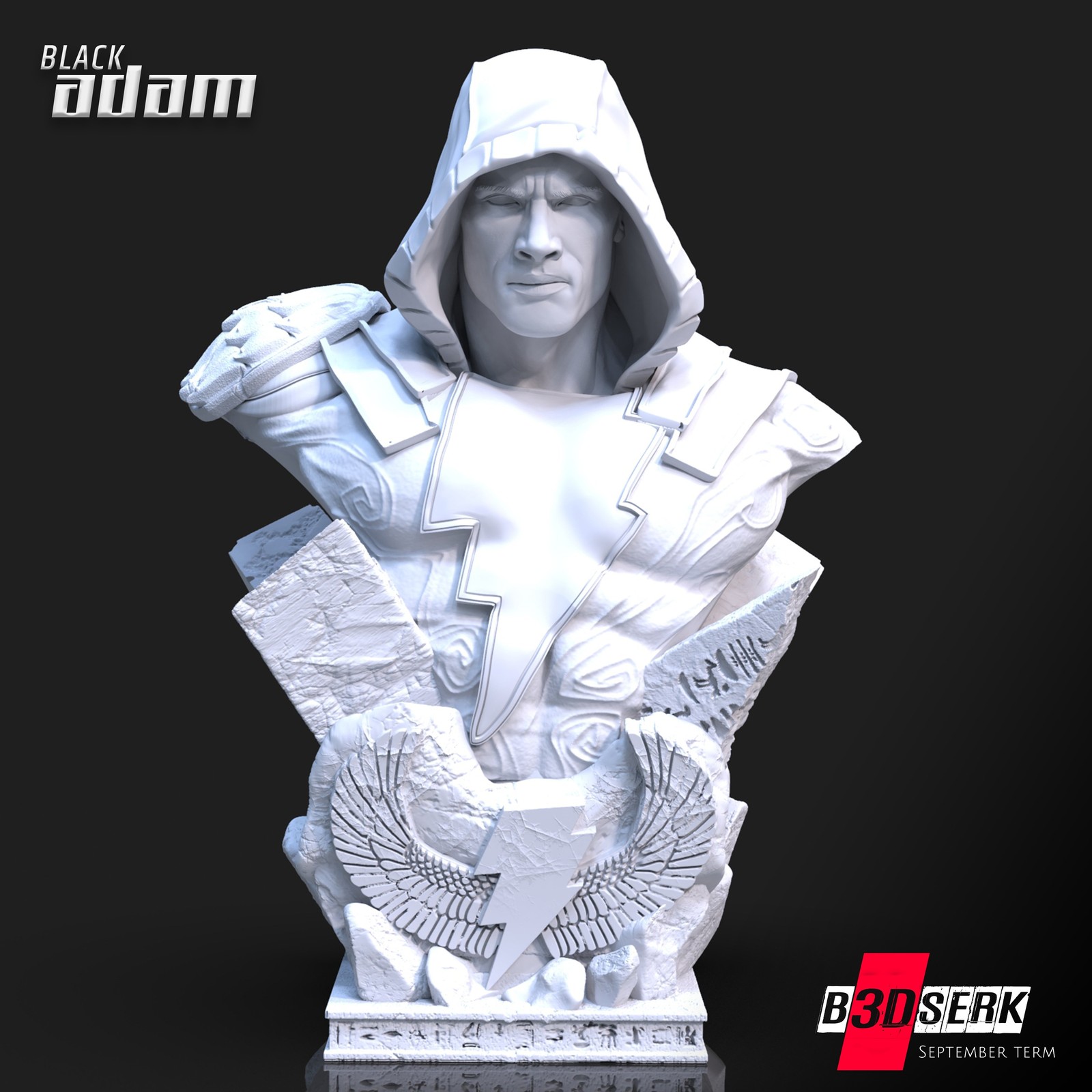 Black Adam Dwayne Johnson - Bust (DC)