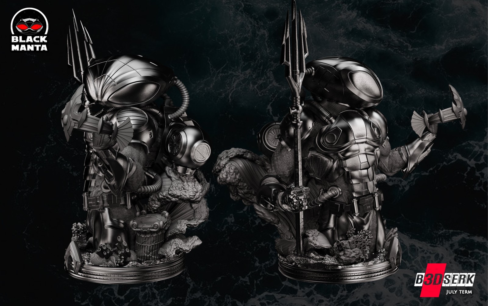Black Manta - Bust (DC) - Image 2
