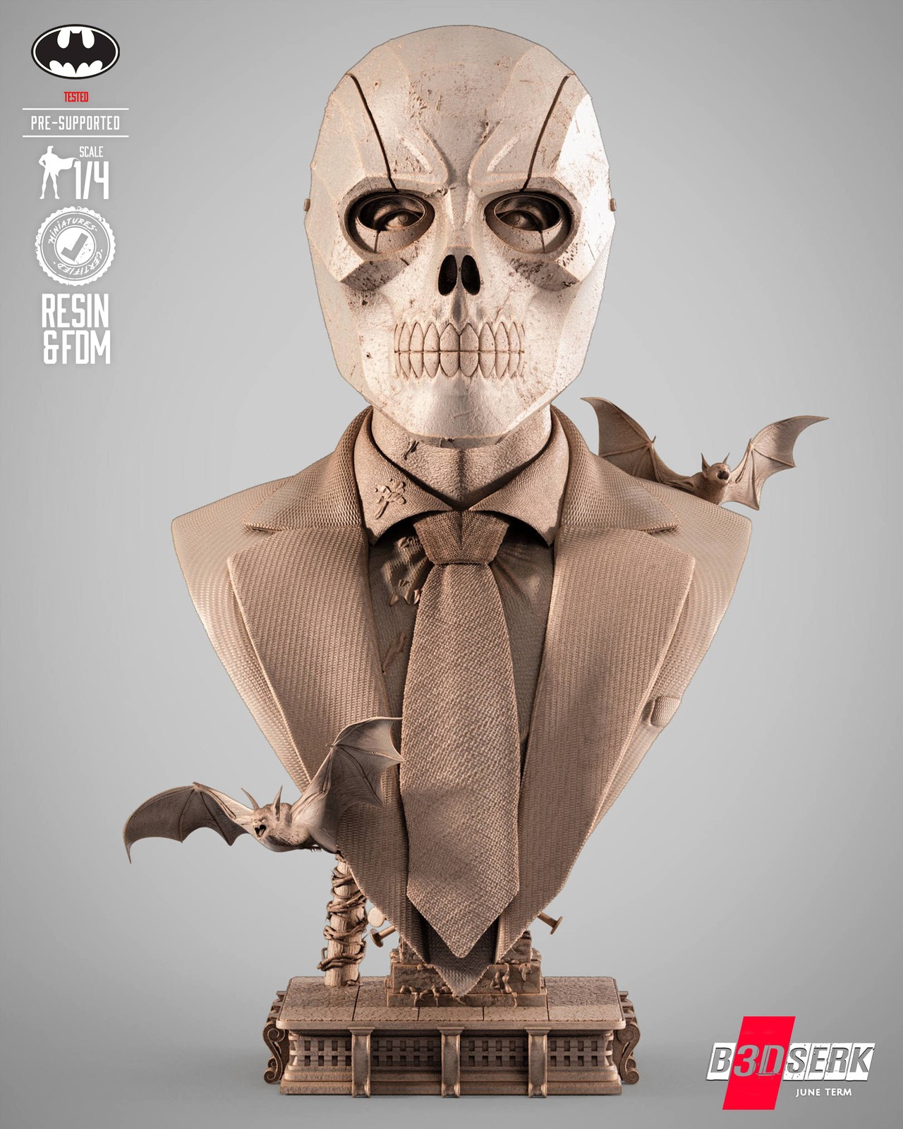 Black Mask Portrait Bust