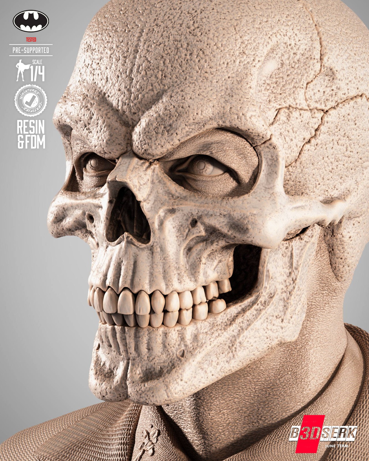 Black Mask Portrait Bust - Image 4