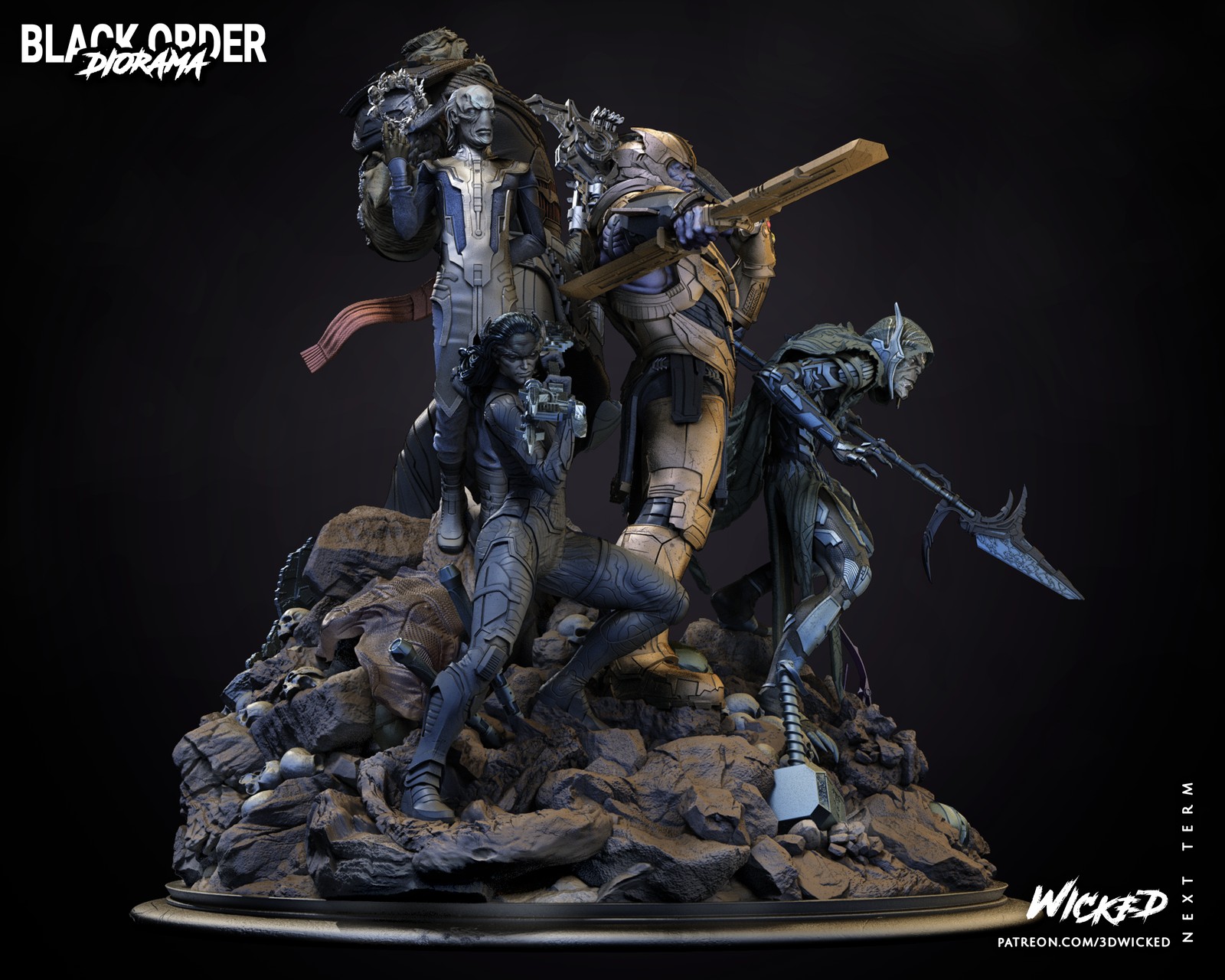 Marvel Black Order Diorama - Image 2