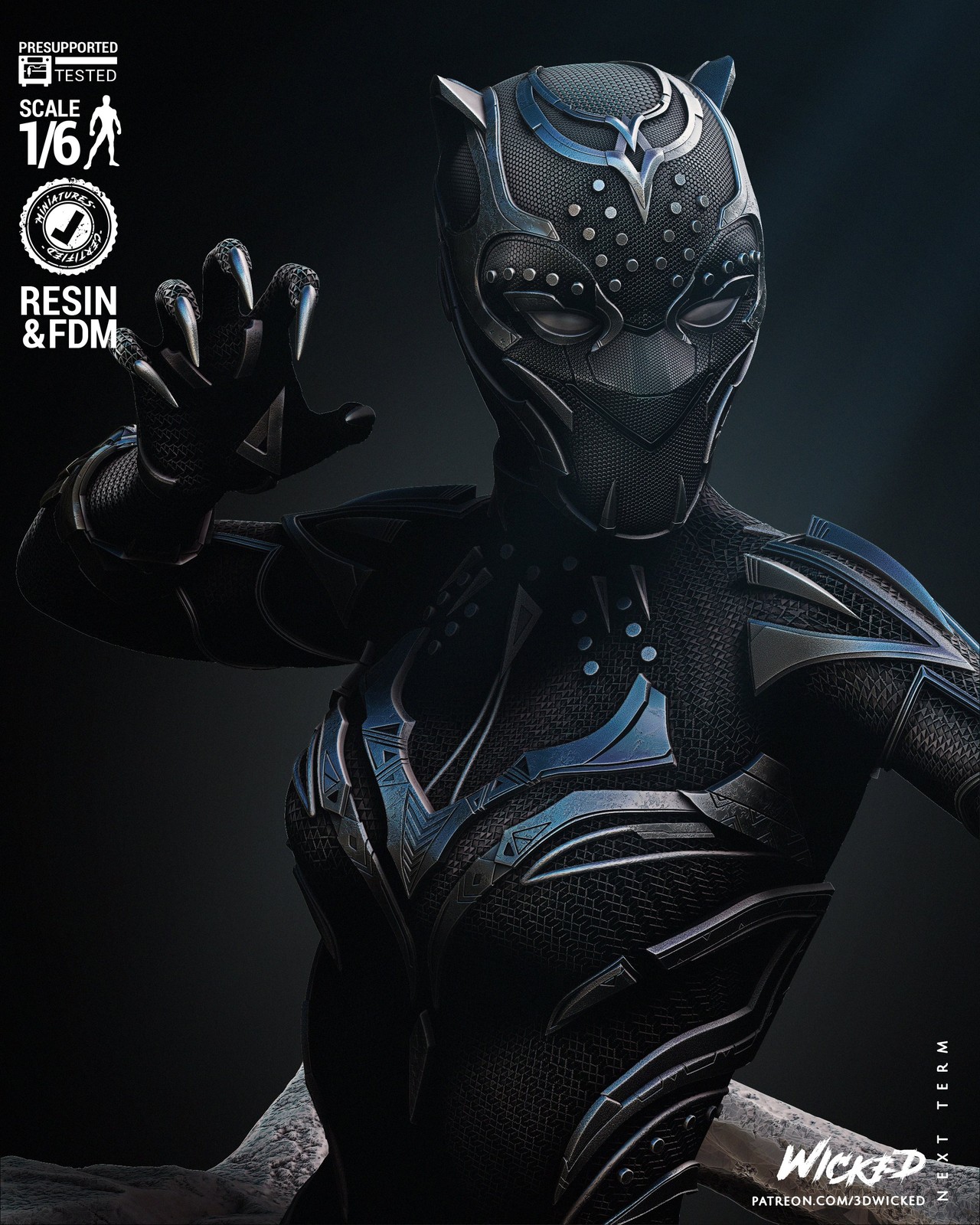 Marvel Black Panther Shuri 2024 Sculpture - Image 5