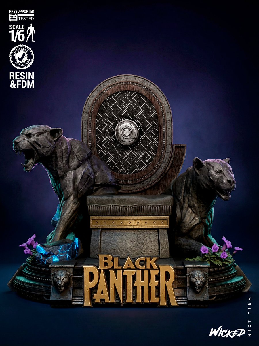 Marvel March 2026 Term Black Panther Sculpture - Image 2