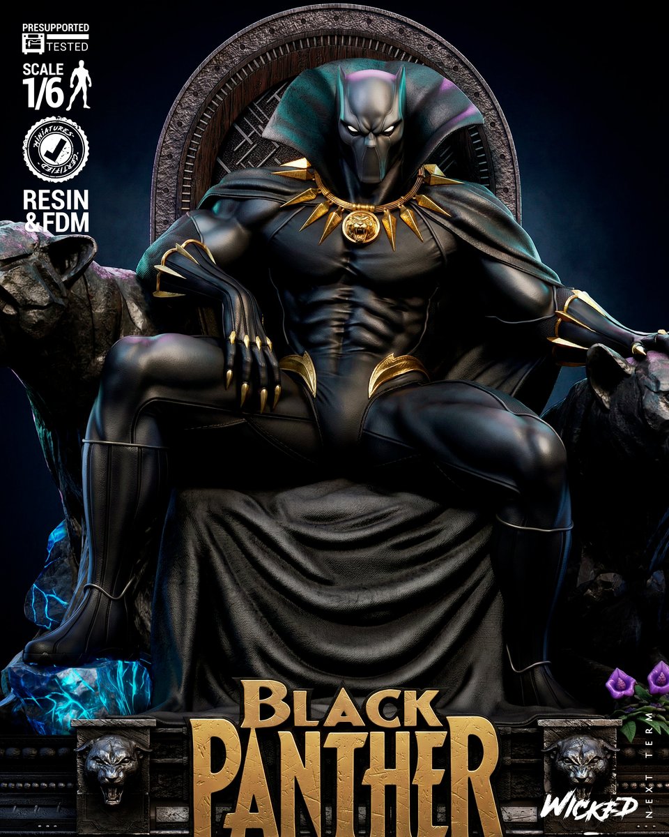 Marvel March 2026 Term Black Panther Sculpture - Image 3