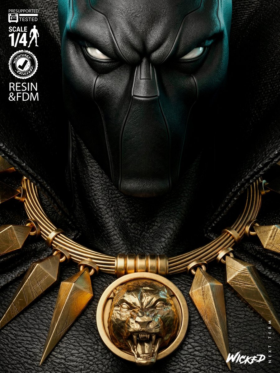 Marvel Black Panther Portrait Bust - Image 4