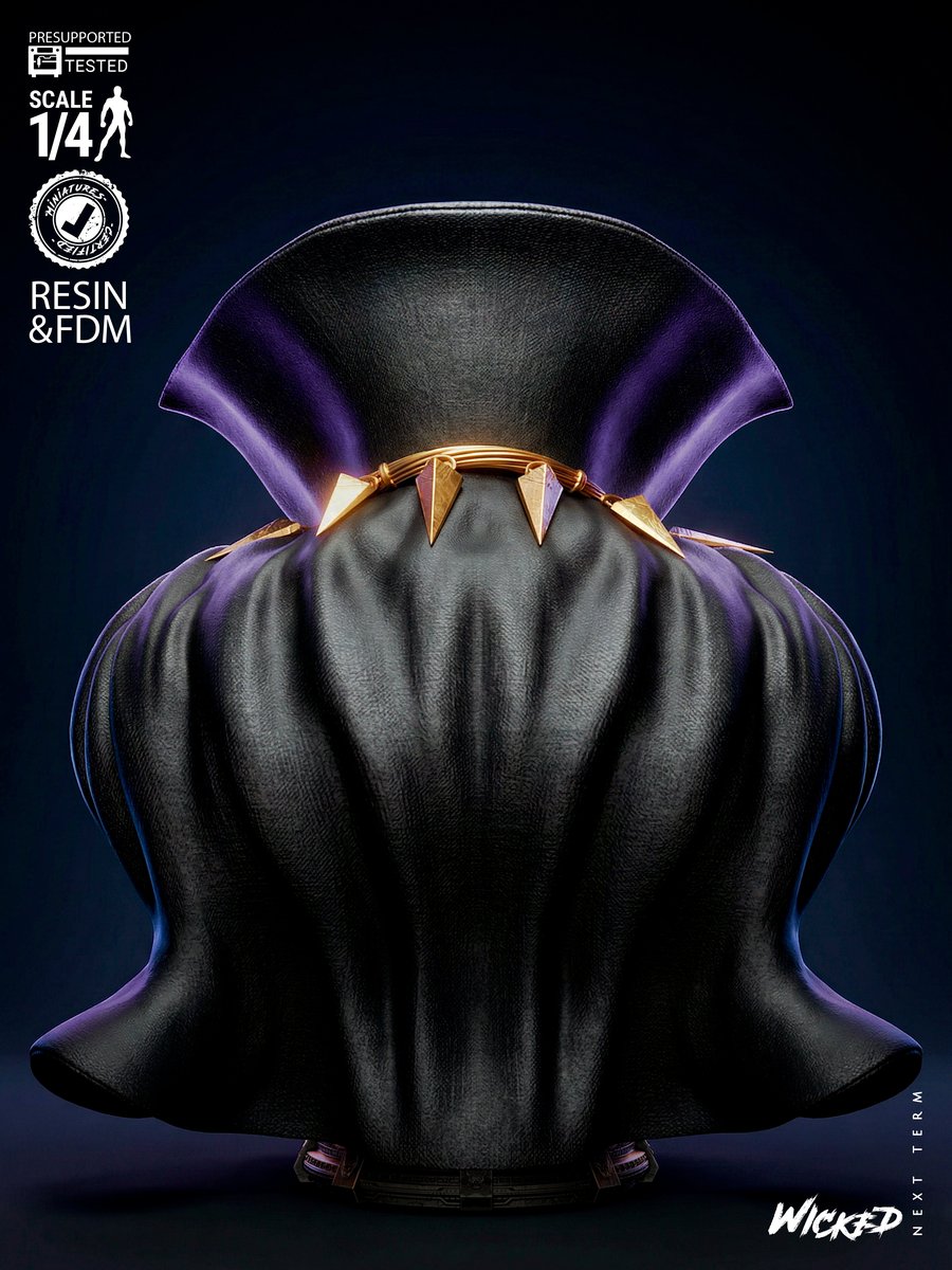 Marvel Black Panther Portrait Bust - Image 5