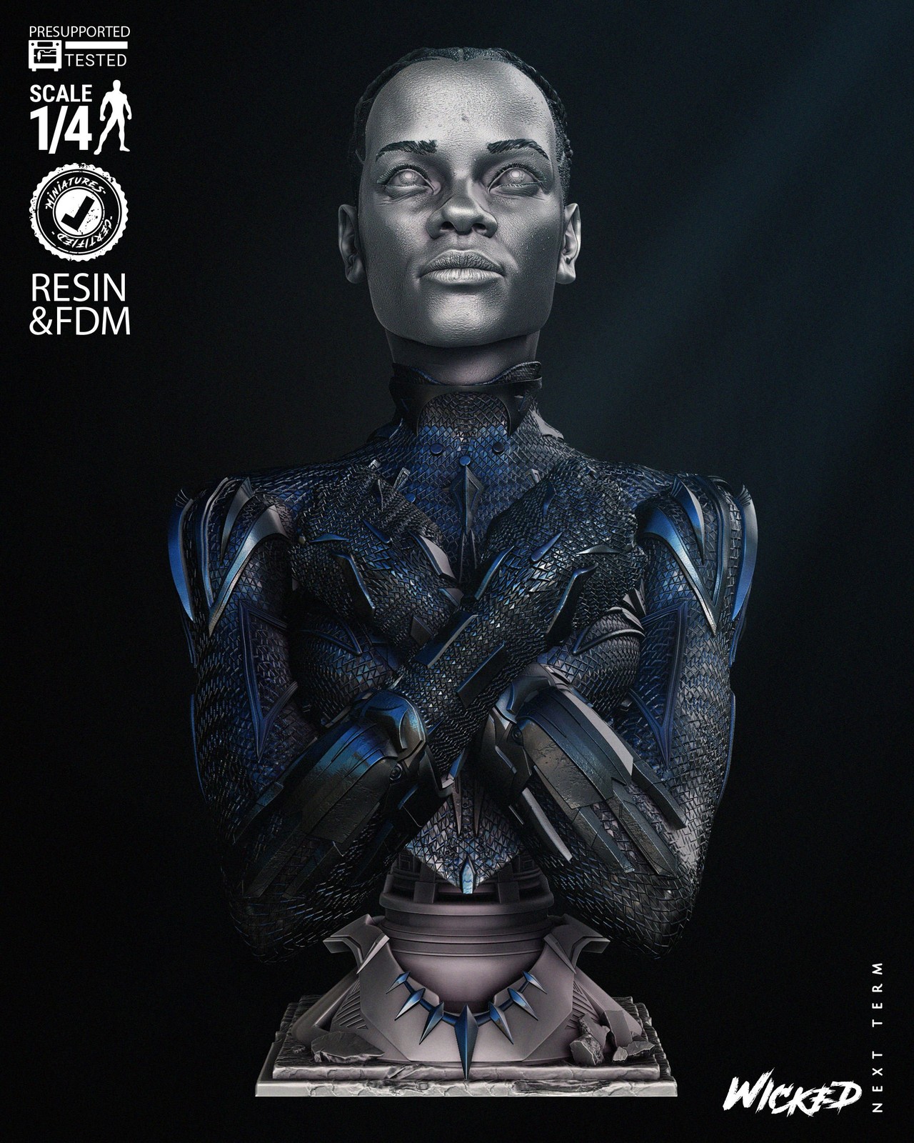 Marvel Black Panther 2024 Portrait Bust