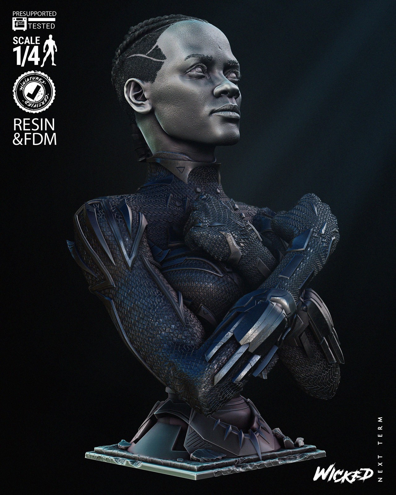 Marvel Black Panther 2024 Portrait Bust - Image 2
