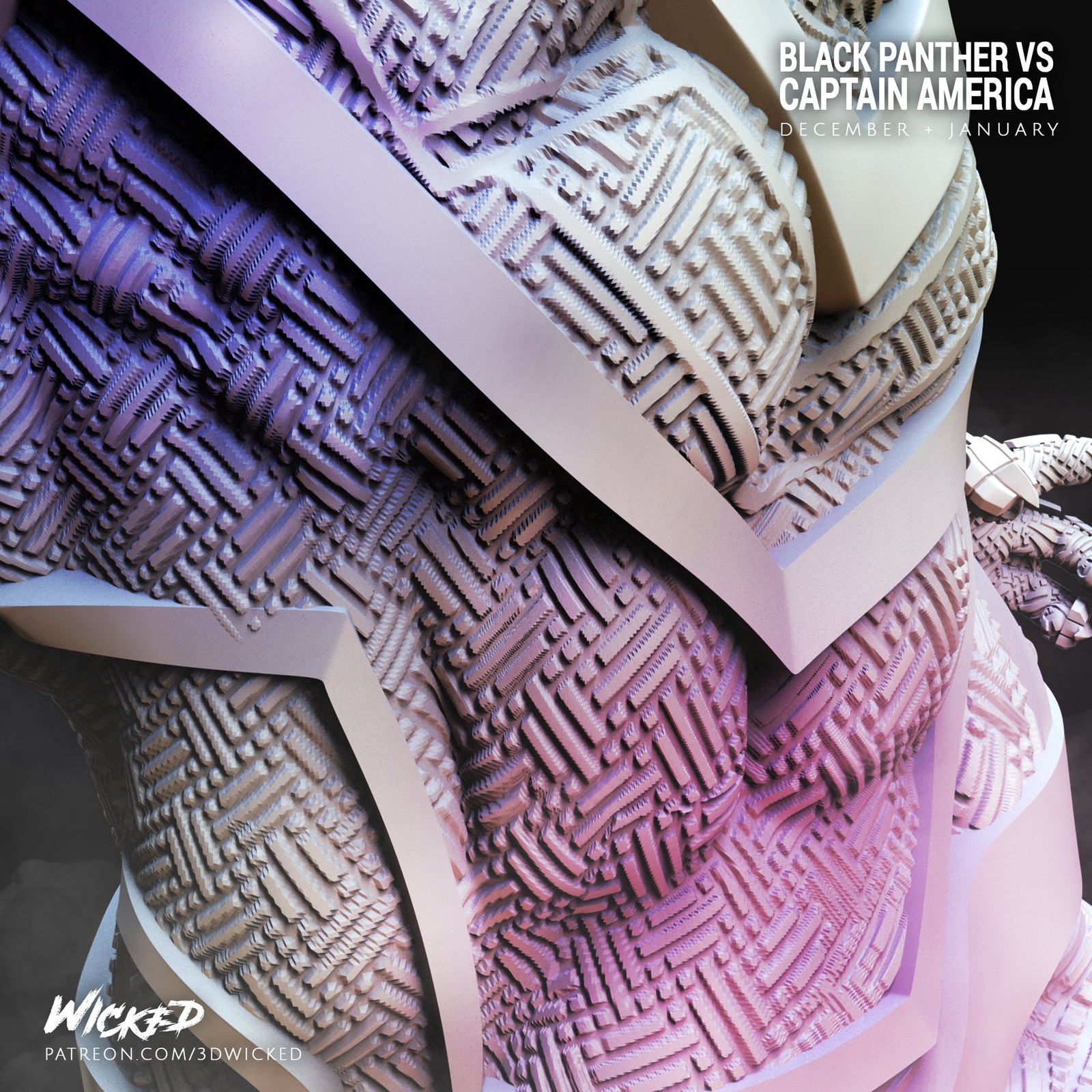 Marvel Black Panther Sculpture - Image 2