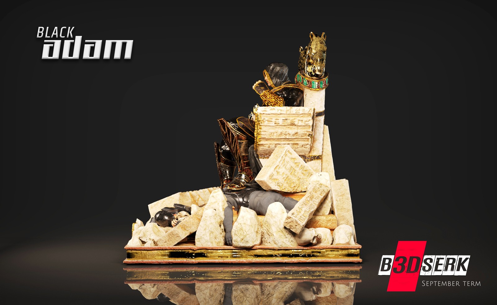 DC Comics Black Adam: Dwayne Johnson Sculpture - Image 4