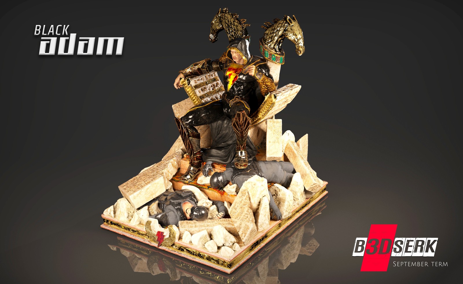 DC Comics Black Adam: Dwayne Johnson Sculpture - Image 5