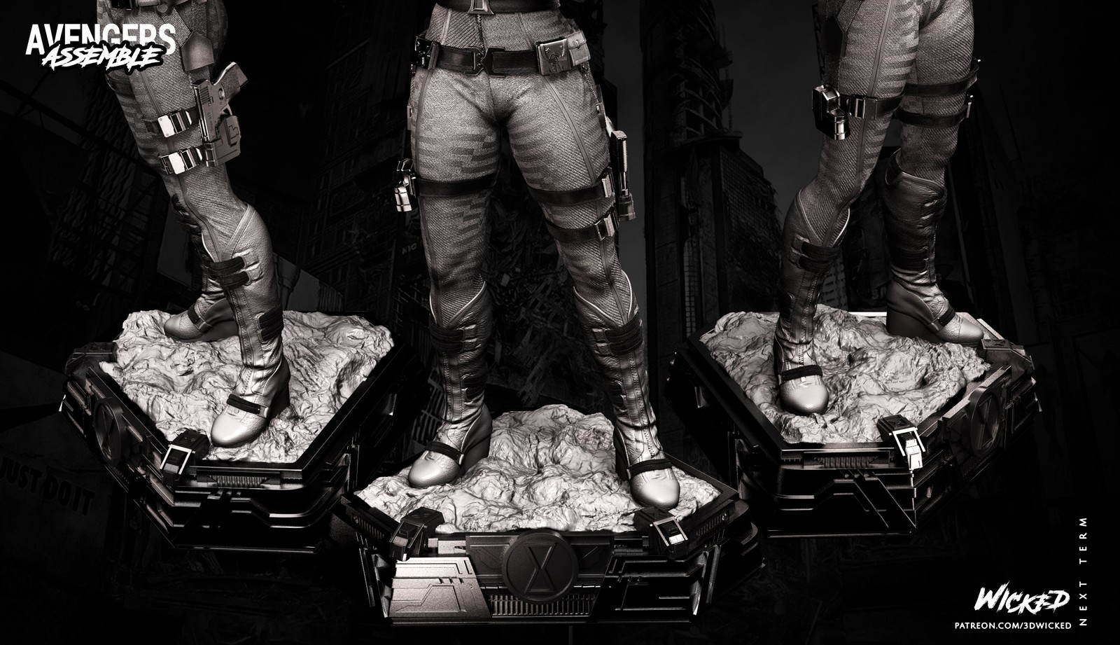 Marvel Black Widow Sculpture - Image 5